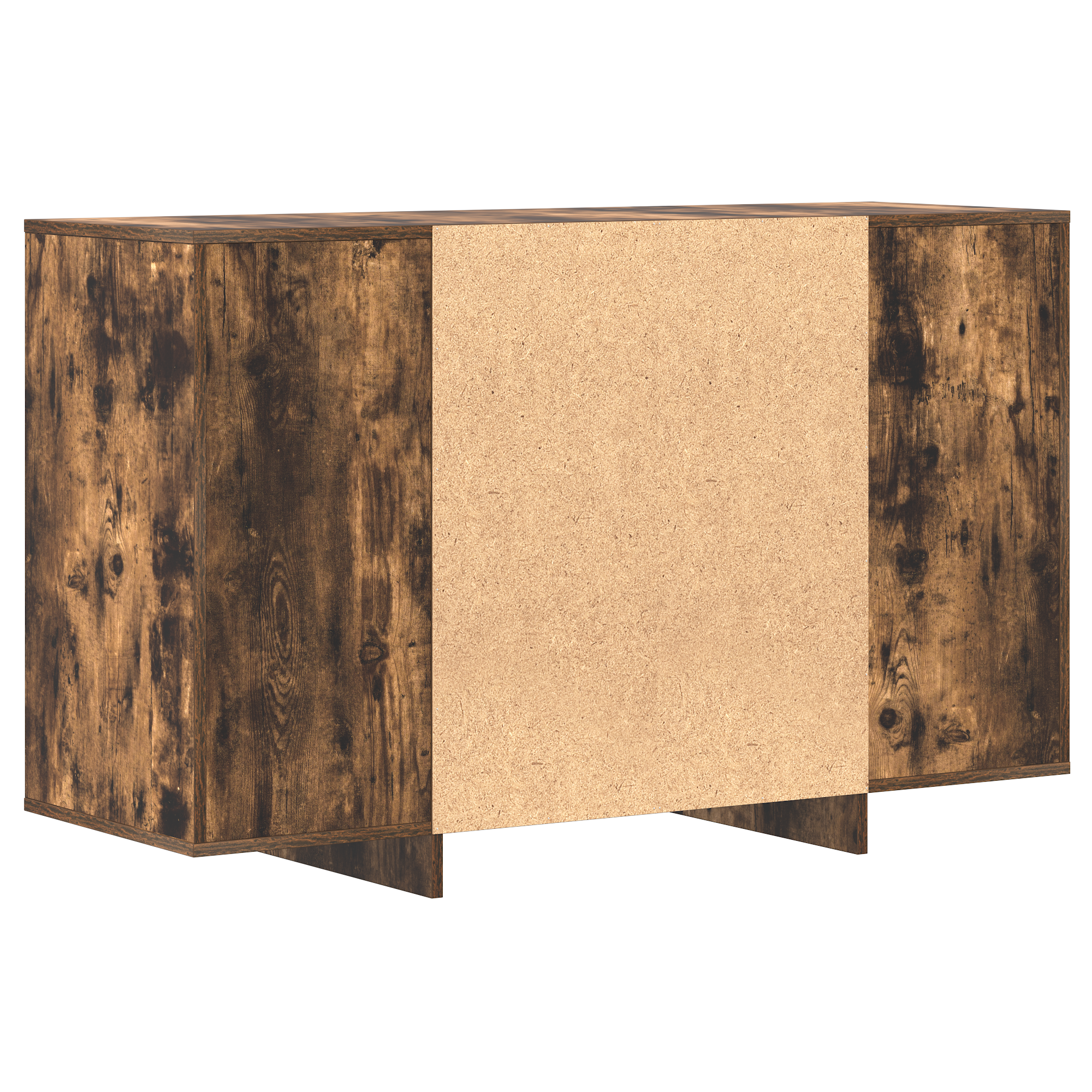 Buffet Chêne Fumé 120x41x75 cm Bois d'Ingénierie
