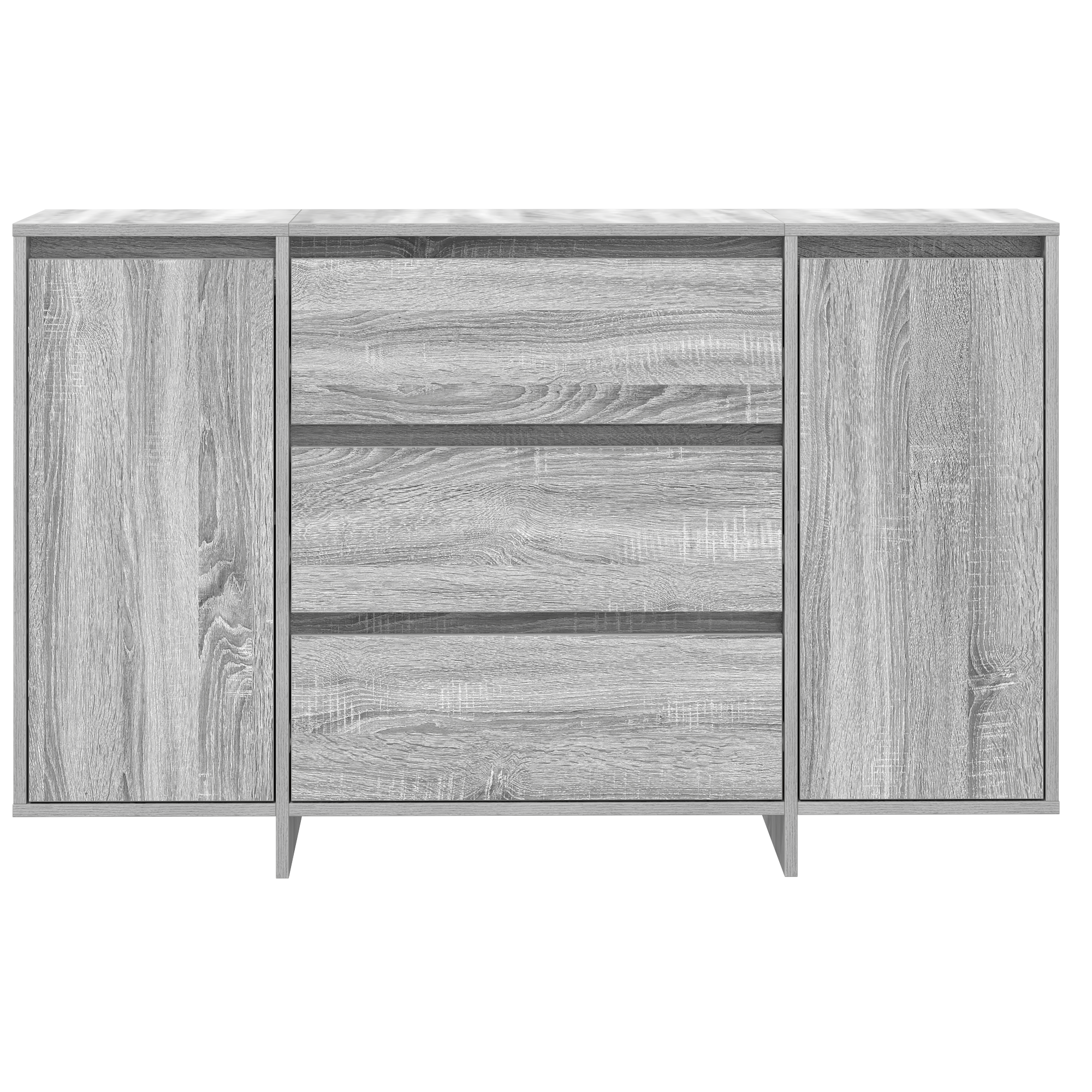 Buffet Gris Sonoma 120x41x75 cm en Bois d'ingénierie