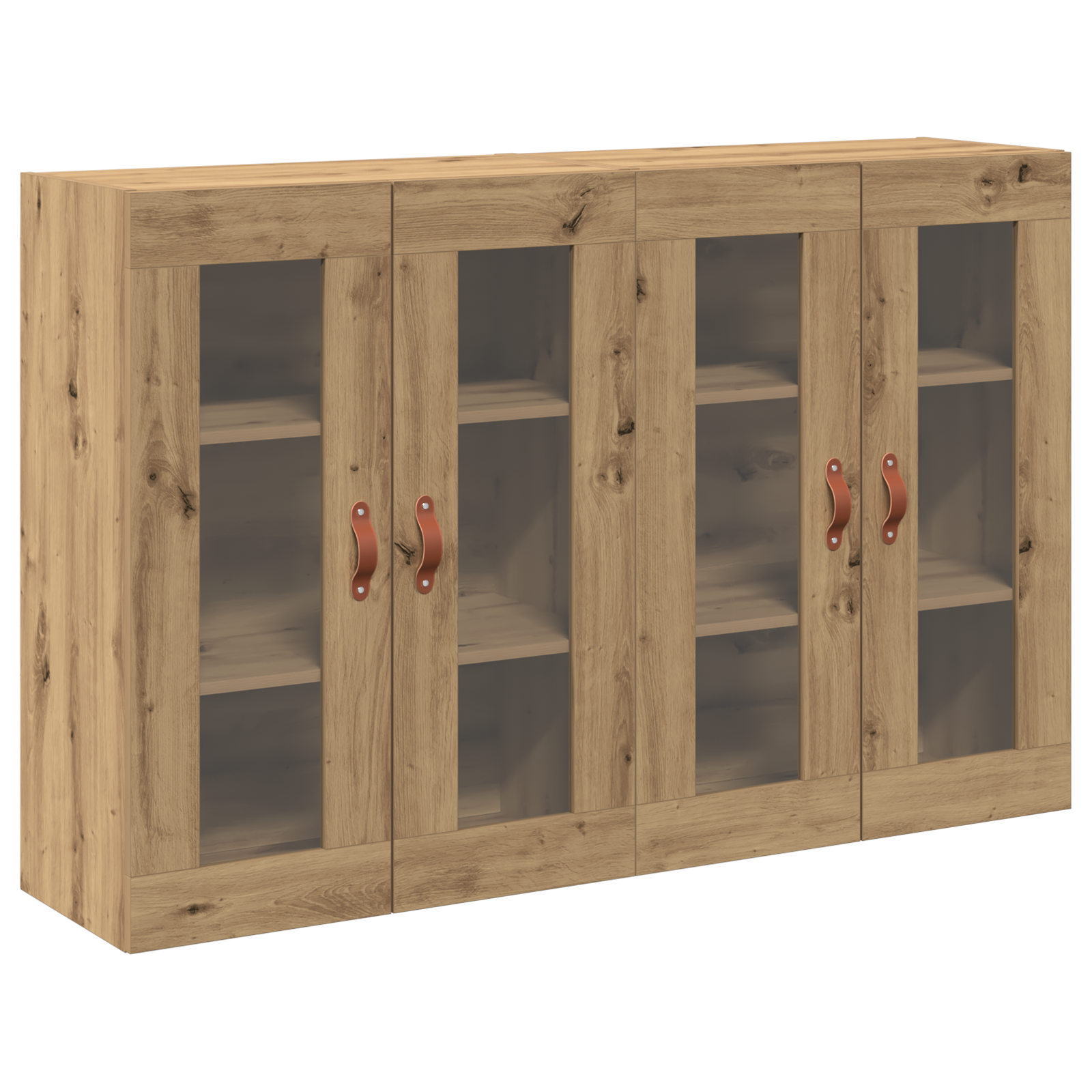 Armoires murales 2 pcs Chêne Artisan 69,5x34x90 cm Bois reconstitué