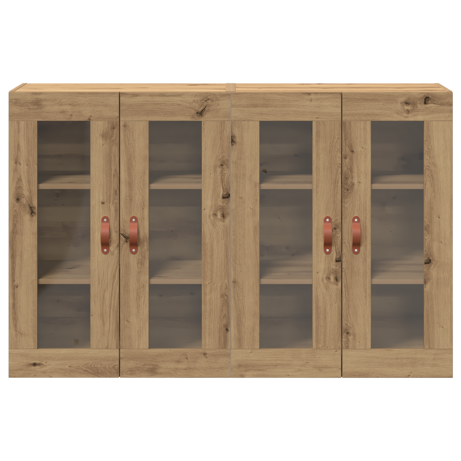 Armoires murales 2 pcs Chêne Artisan 69,5x34x90 cm Bois reconstitué