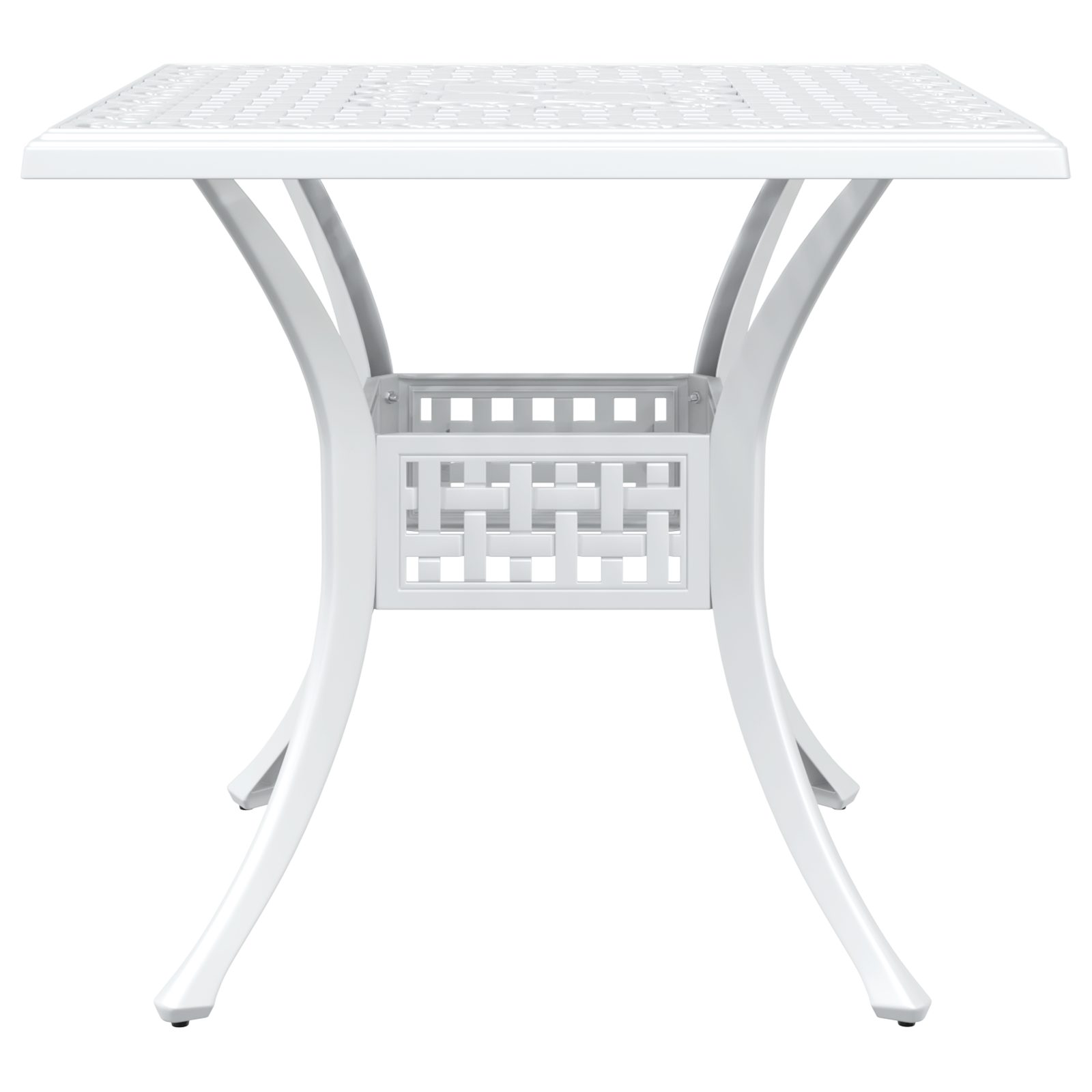 Ensemble Bistro de Jardin 3 Pièces vidaXL en Aluminium Blanc Chaises de jardin vidaXL