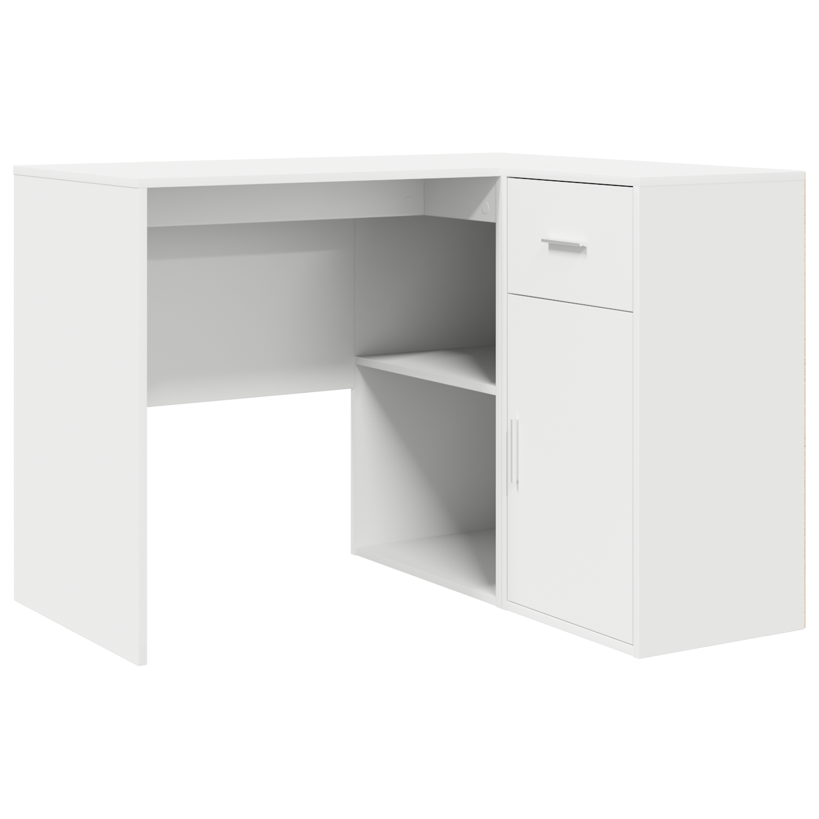 Bureau d'angle avec tiroir Blanc 102 x 88 x 75 cm - XIOS