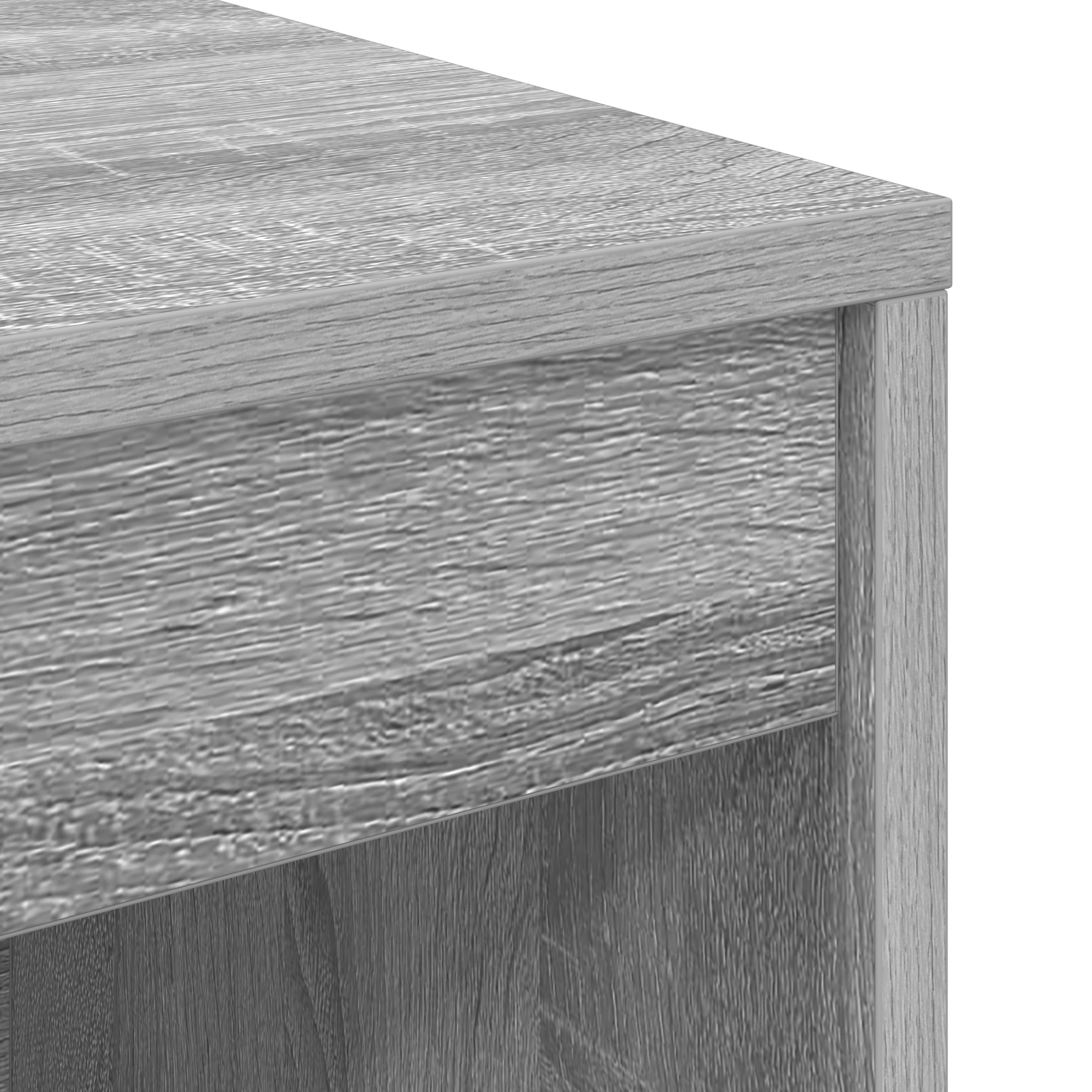 Bureau avec tiroir avec étagère avec stockage 2 pcs Gris Sonoma - XIOS