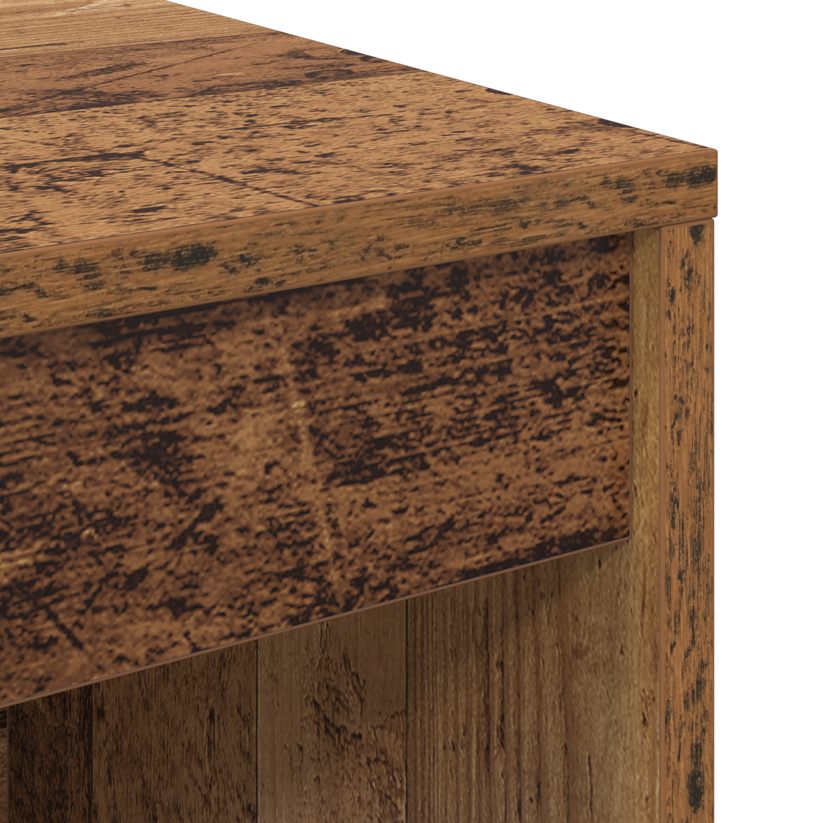 Bureau avec tiroir avec étagère avec stockage 2 pcs Bois ancien - XIOS