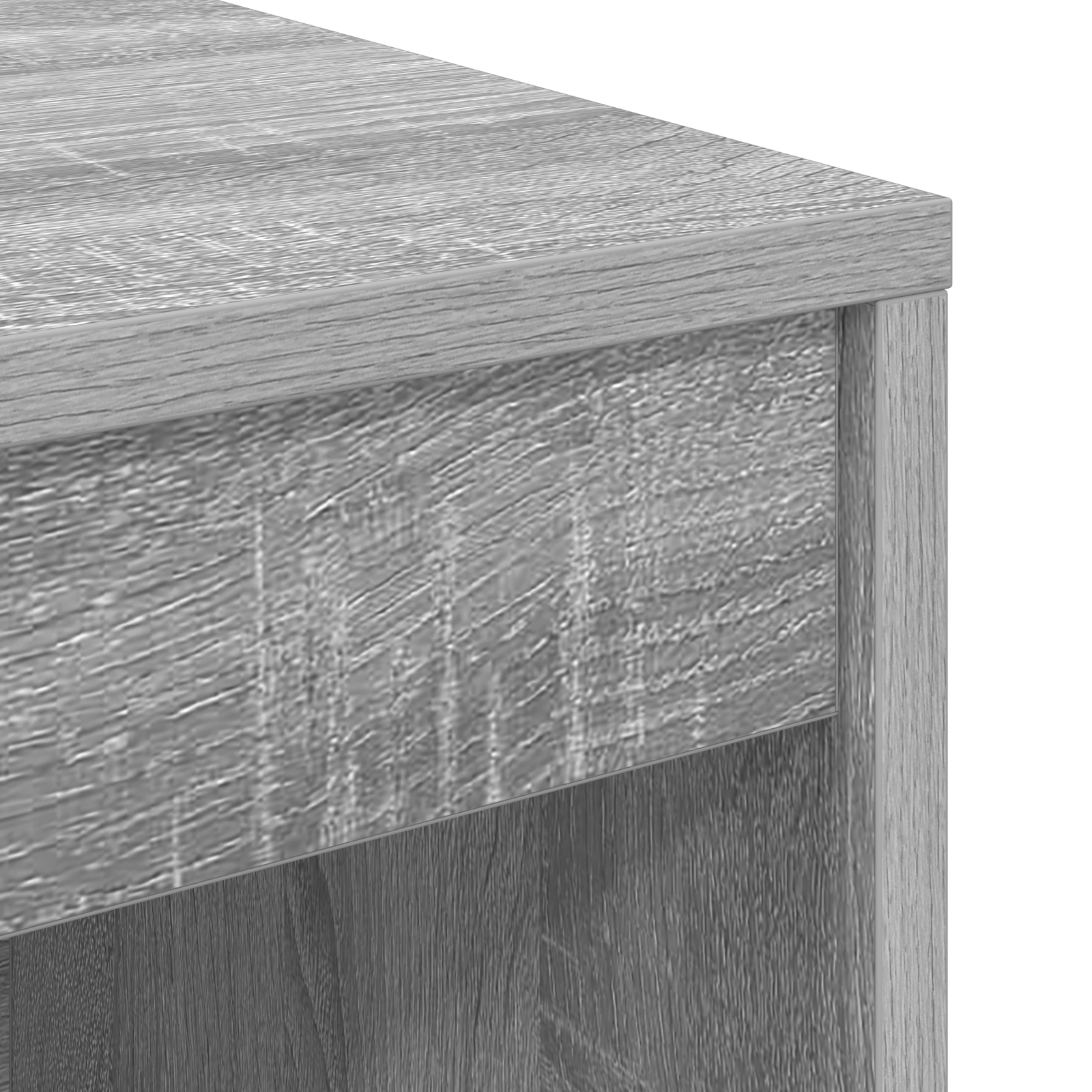 Bureau avec tiroir avec étagère avec stockage 2 pcs Gris Sonoma - XIOS