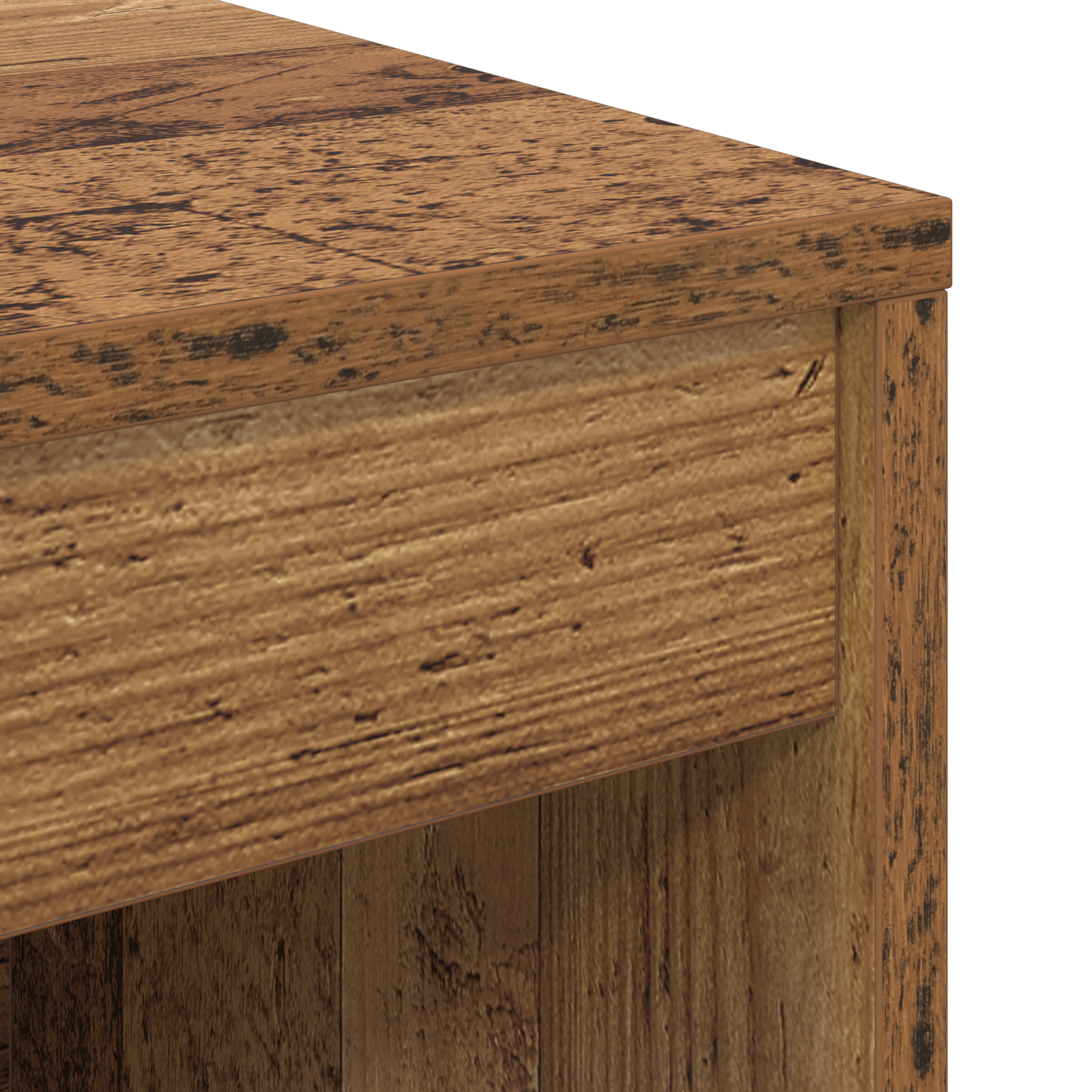 Bureau avec tiroir avec étagère avec stockage 2 pcs Bois ancien - XIOS