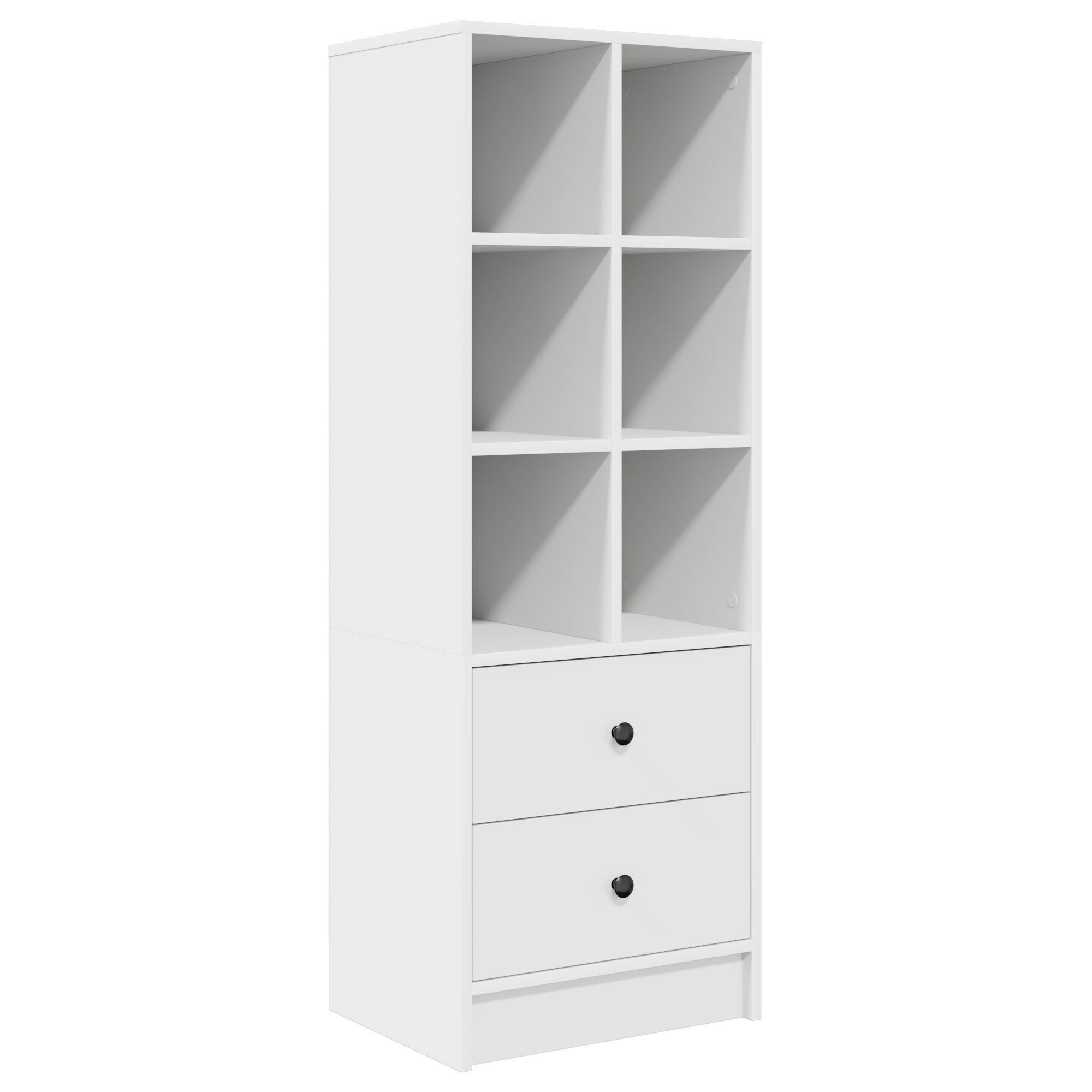 Bureau avec tiroir avec étagère avec stockage 2 pcs Blanc - XIOS