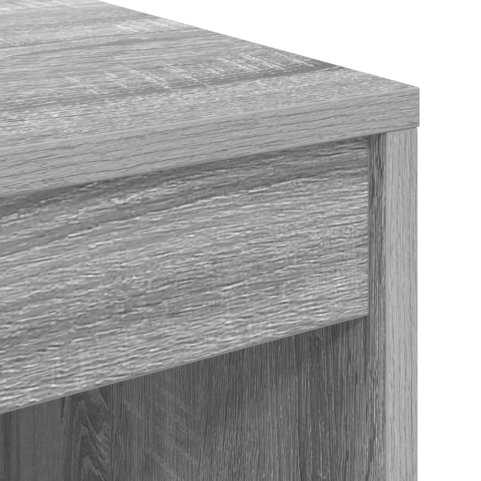 Bureau avec tiroir avec étagère avec stockage 2 pcs Gris Sonoma - XIOS