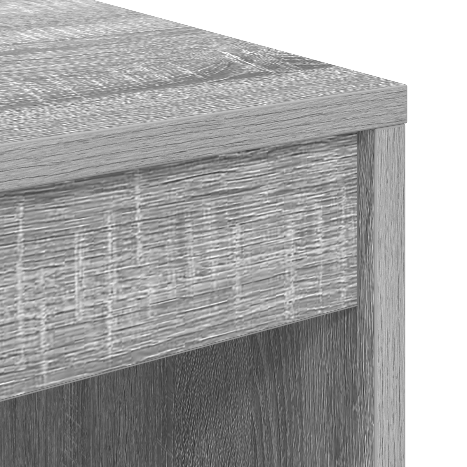 Bureau avec tiroir avec étagère avec stockage 2 pcs Gris Sonoma - XIOS