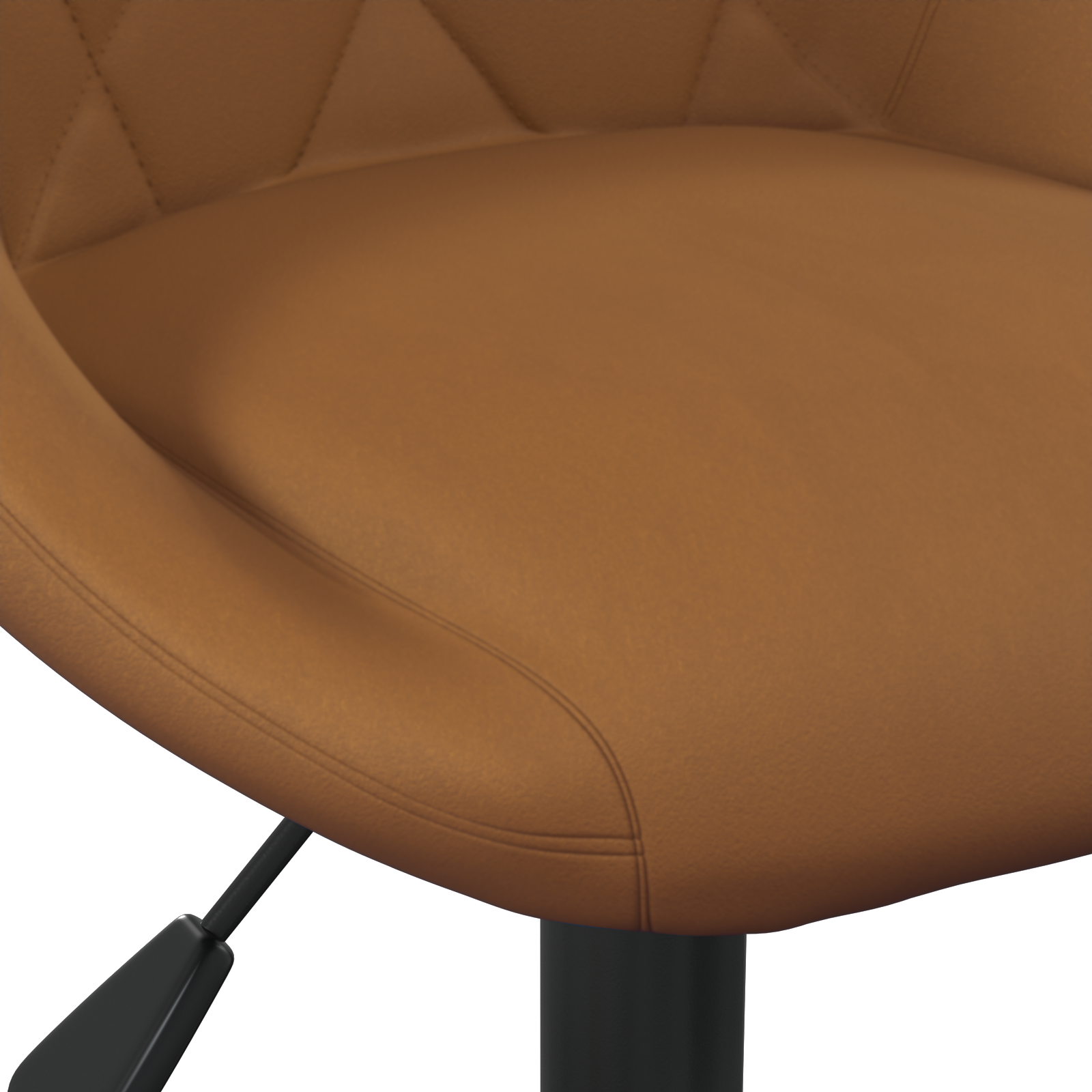 Chaises de salle à manger pivotantes Géométrique 2 pcs Marron - XIOS