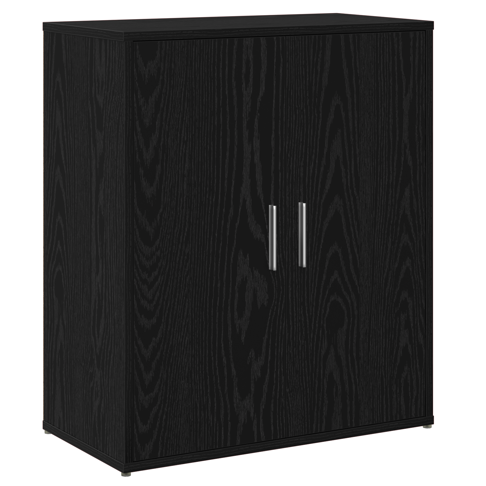 Haut Armoire 2 pcs Chêne noir 60 x 31 x 70 cm Bois d'ingénierie