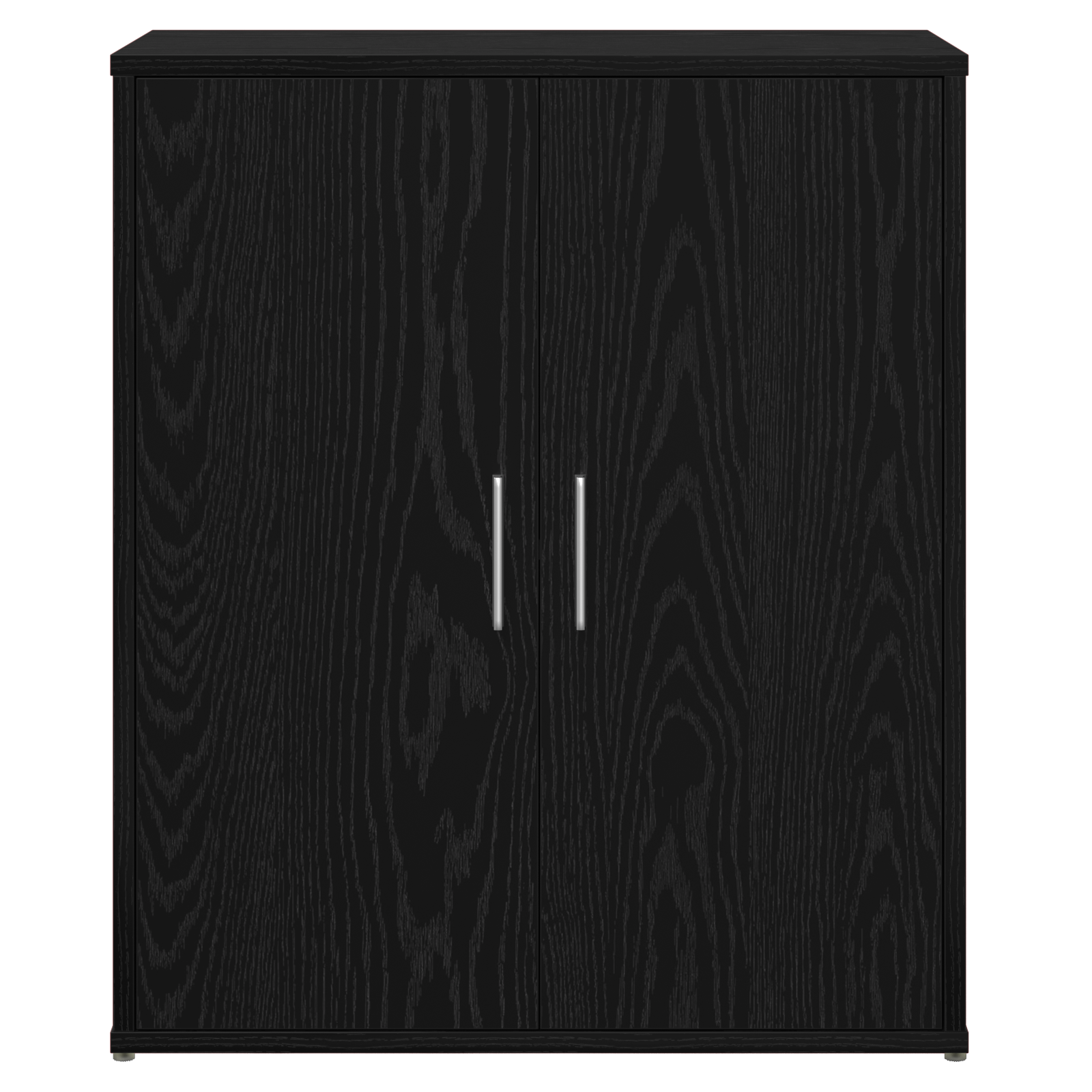 Haut Armoire 2 pcs Chêne noir 60 x 31 x 70 cm Bois d'ingénierie