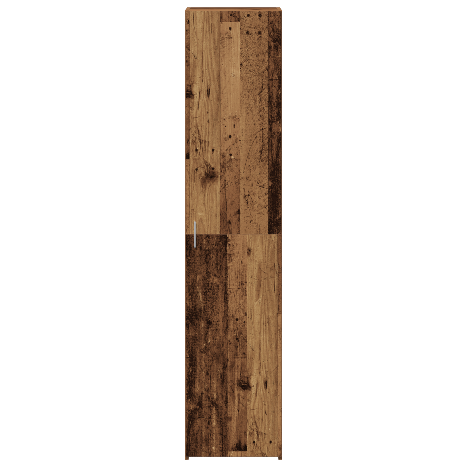 Highboard en vieux bois 40x42.5x185 cm en bois reconstitué