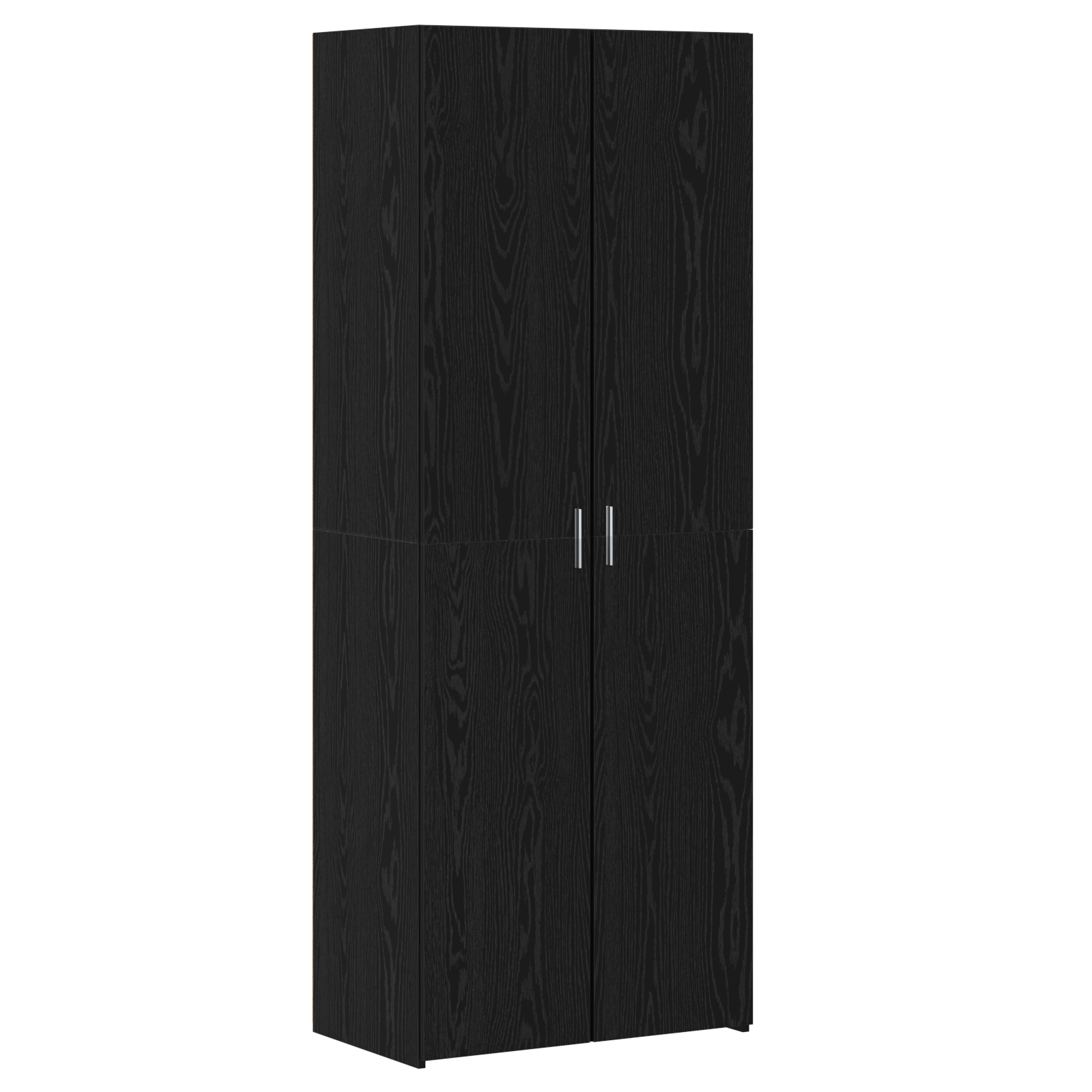 Highboard Chêne Noir 70x42.5x185 cm Bois d'ingénierie