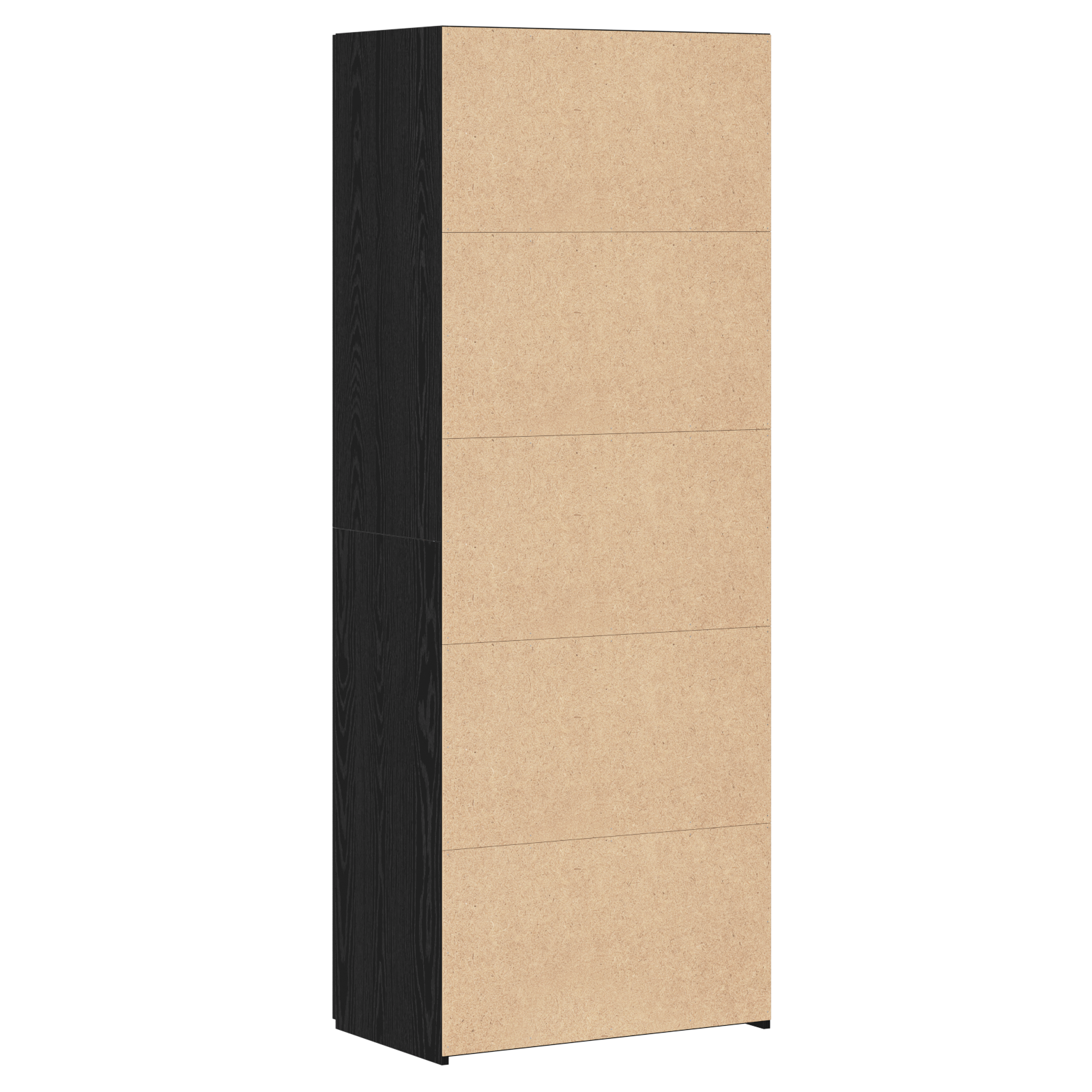 Highboard Chêne Noir 70x42.5x185 cm Bois d'ingénierie