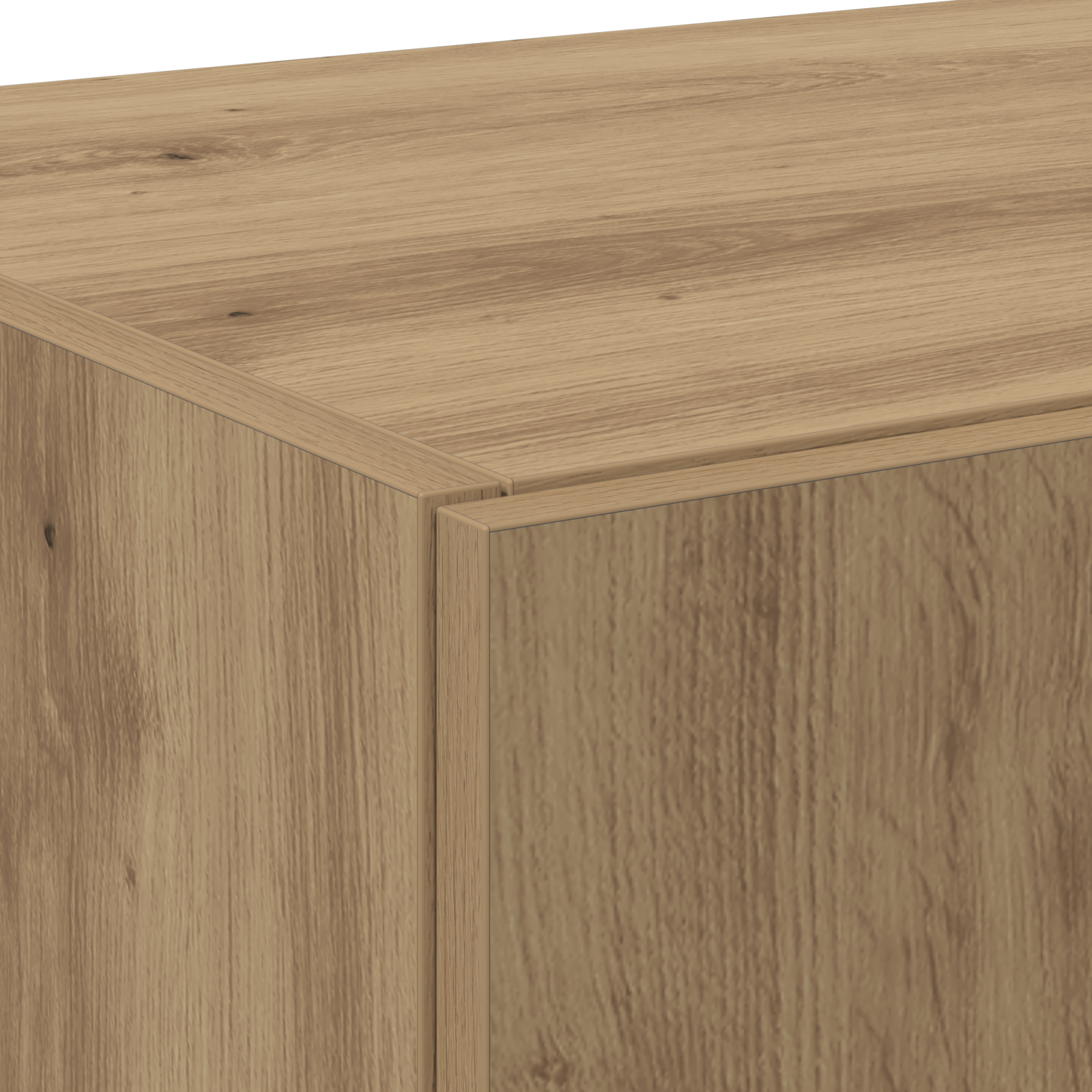 Haut Meuble Chêne Artisan 70x42.5x185 cm Bois d'ingénierie