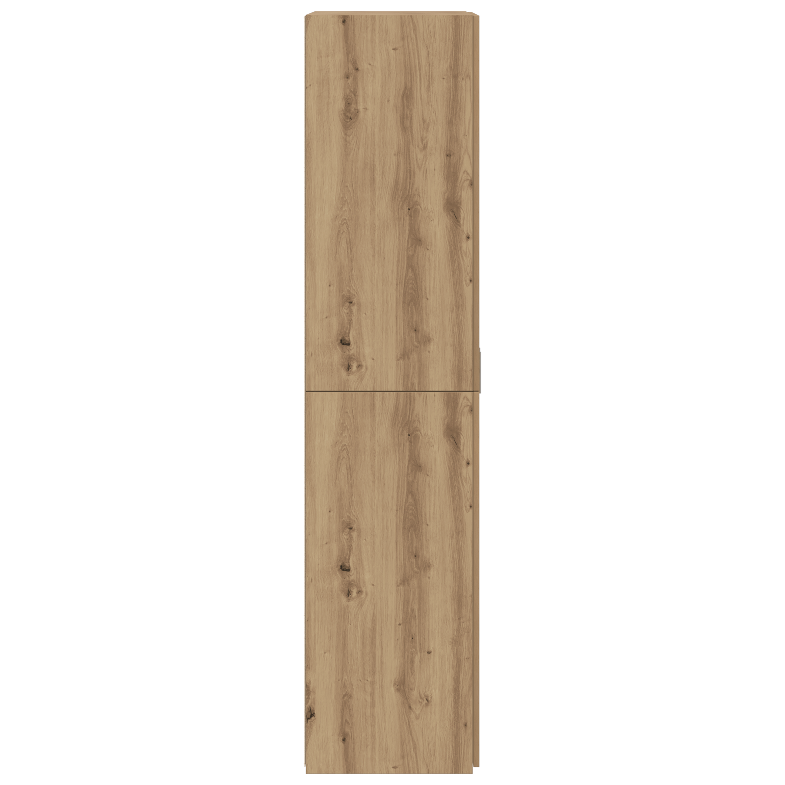 Buffet haut en chêne artisanal 40x42,5x185 cm en bois d'ingénierie