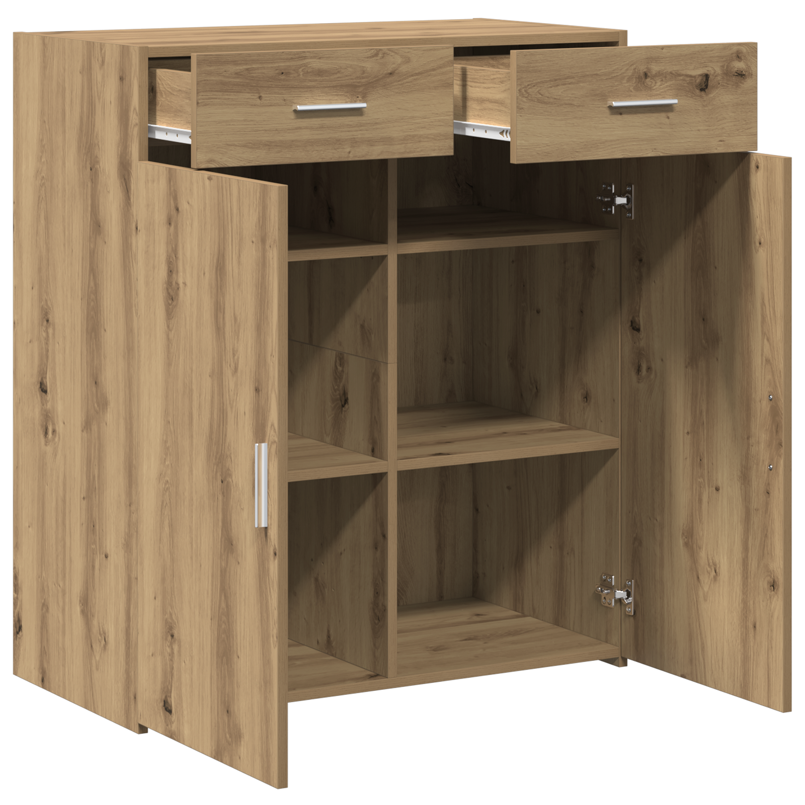 Meuble de rangement Chêne 80x42,5x93,5 cm Bois d'ingénierie