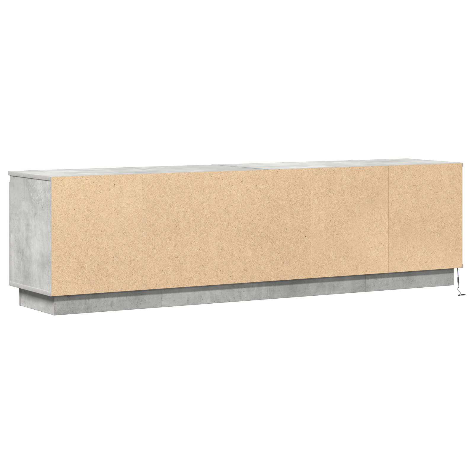 Meuble TV Gris béton 180 x 38 x 49 cm Bois d'ingénierie - XIOS