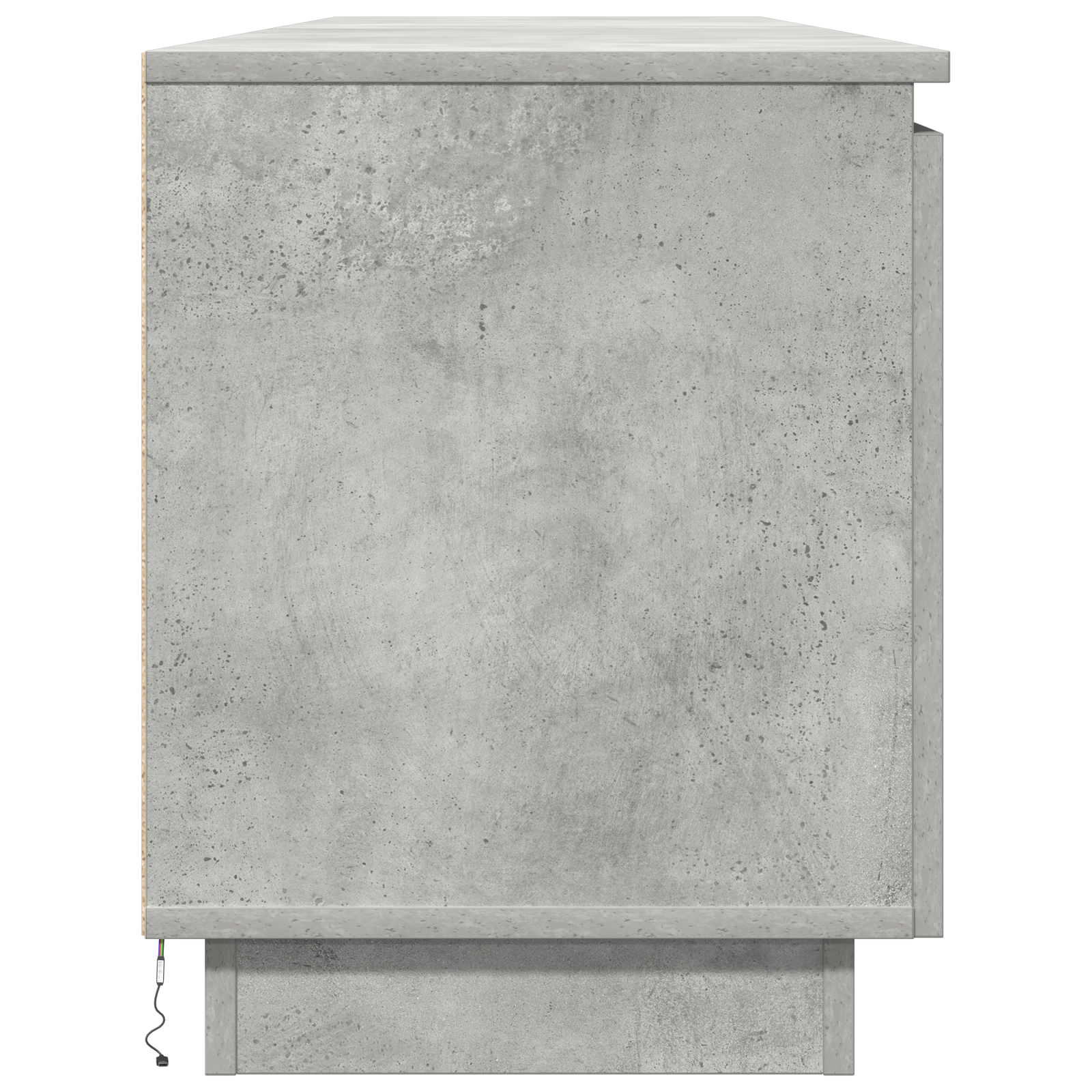 Meuble TV Gris béton 180 x 38 x 49 cm Bois d'ingénierie - XIOS