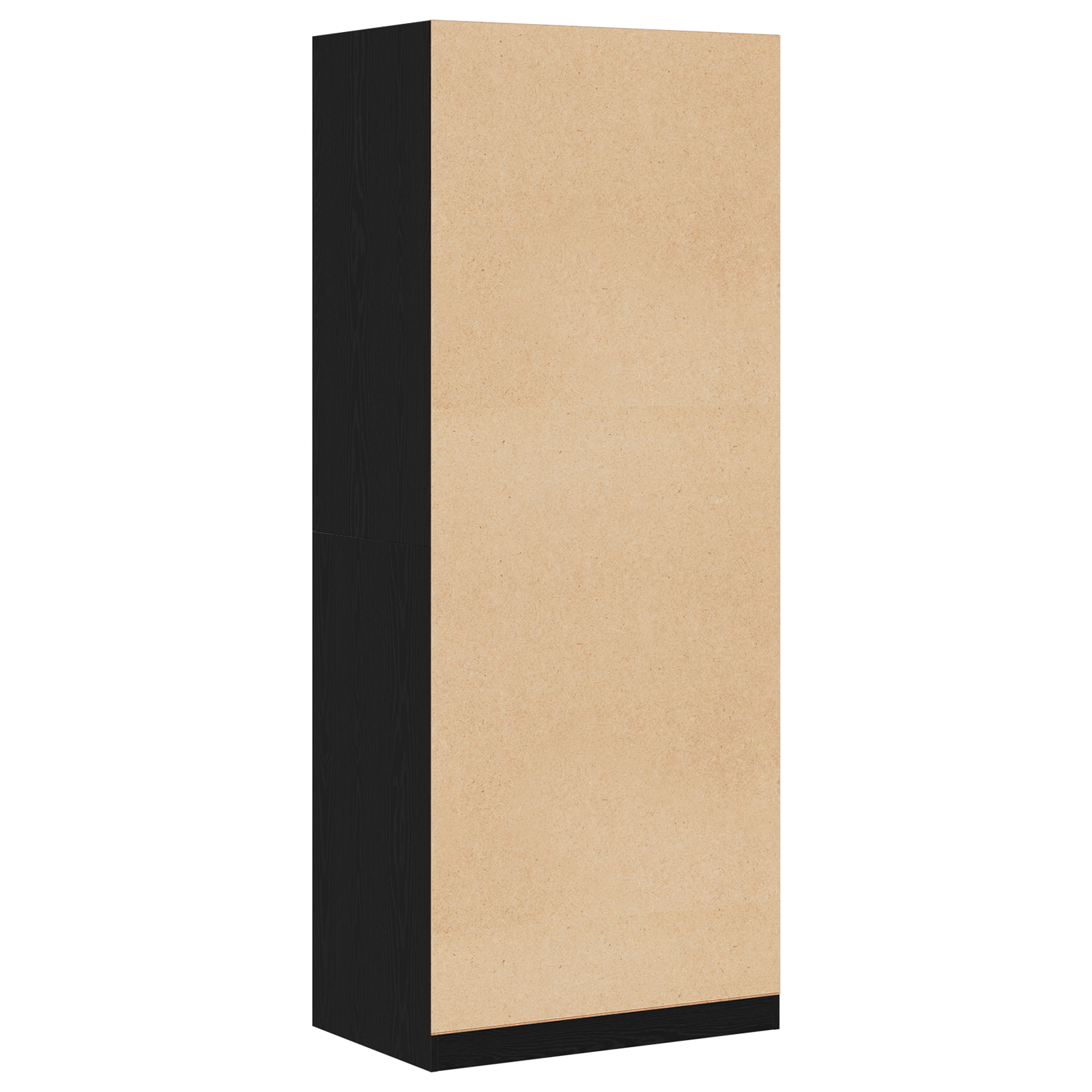 Armoire Chêne Noir 80 x 50 x 200 cm - Bois Solide