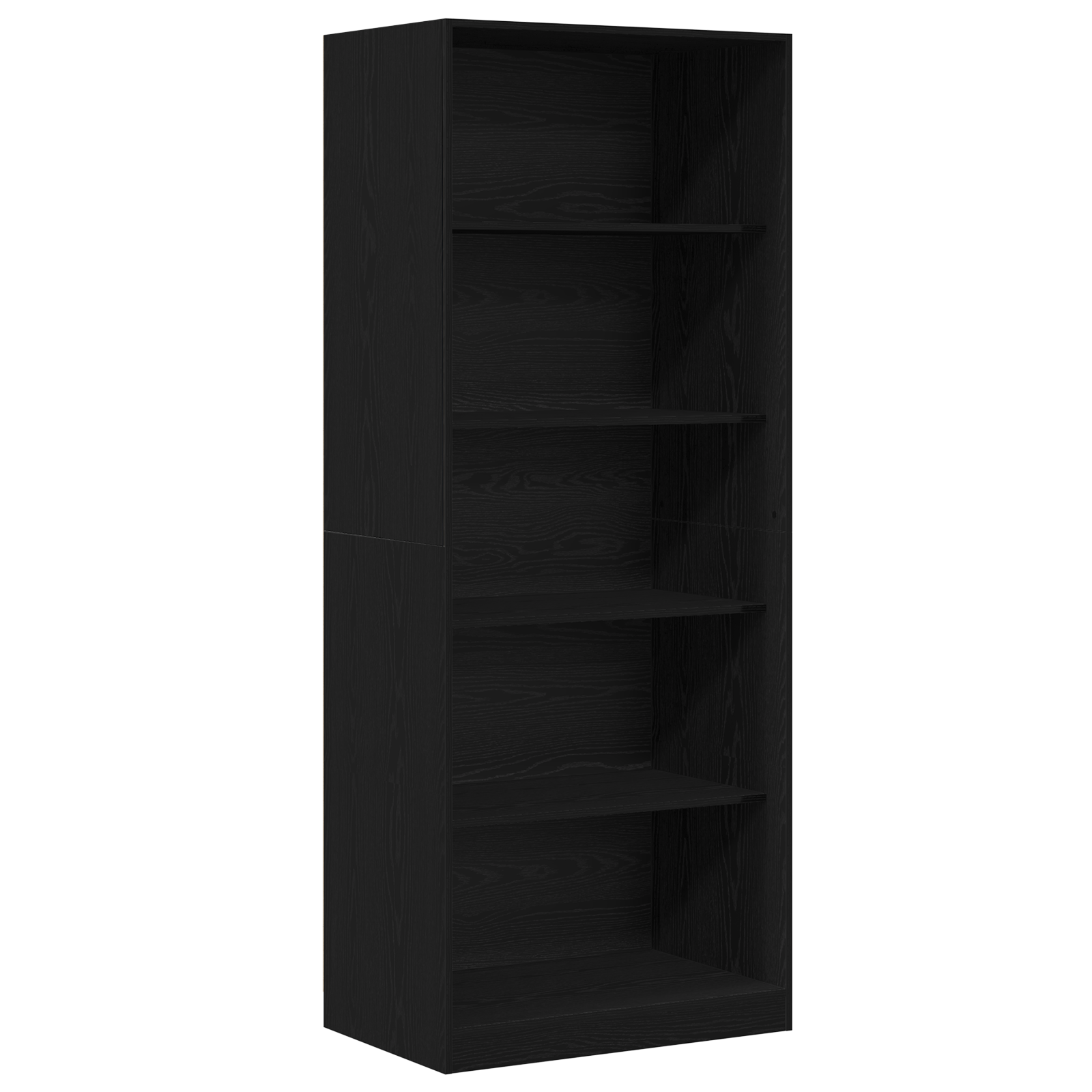 Armoire Chêne Noir 80 x 50 x 200 cm - Bois Solide