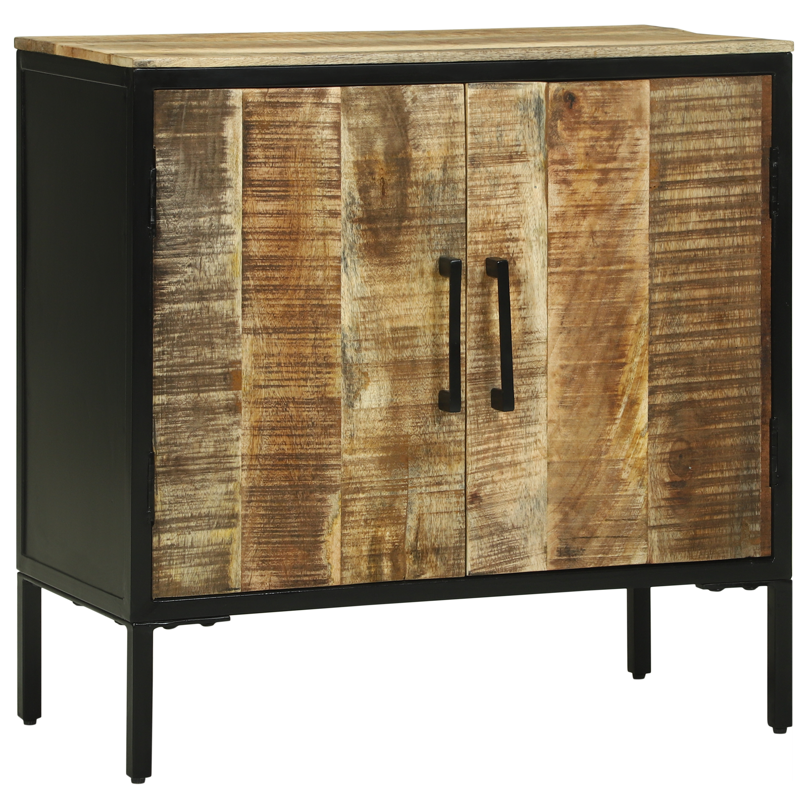 buffet 70x35x70 cm Bois massif brut de mangue