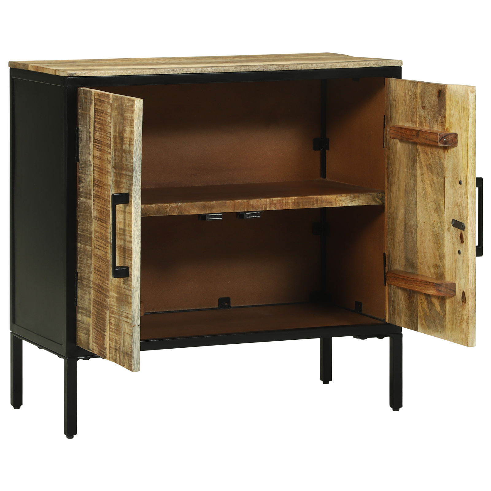 buffet 70x35x70 cm Bois massif brut de mangue