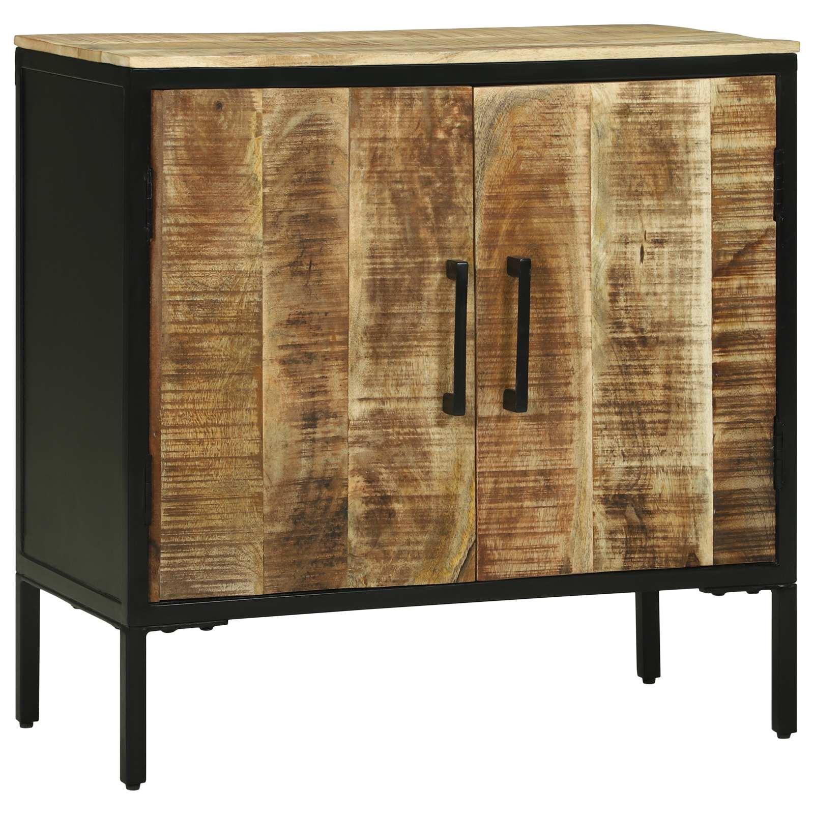 buffet 70x35x70 cm Bois massif brut de mangue