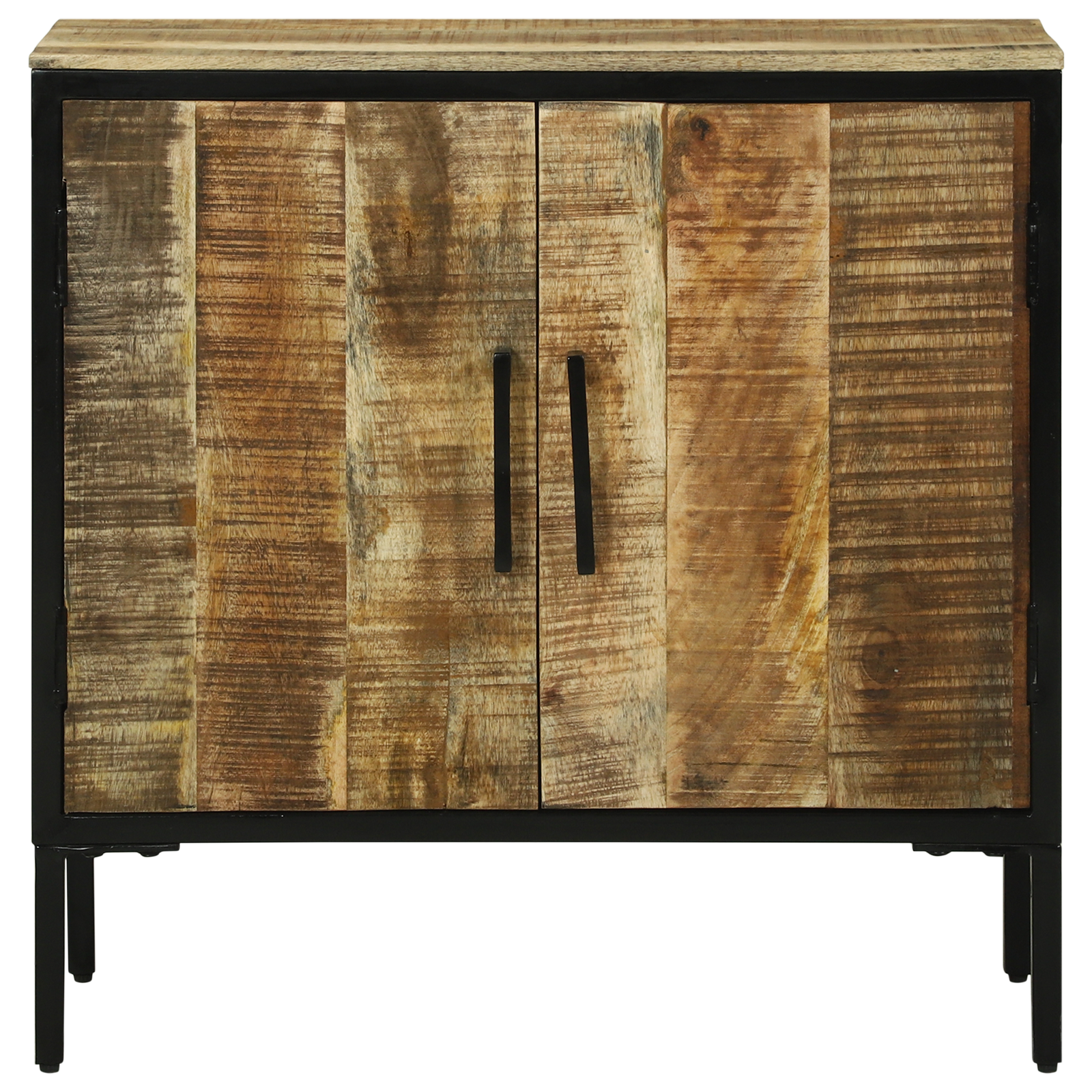 buffet 70x35x70 cm Bois massif brut de mangue