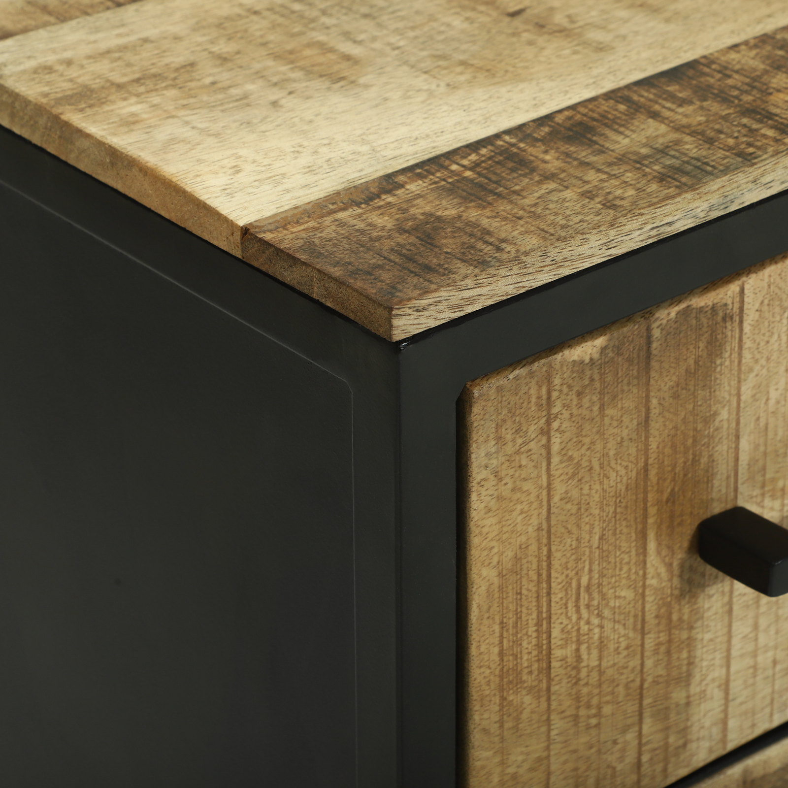 buffet 70x35x70 cm en bois massif de mangue