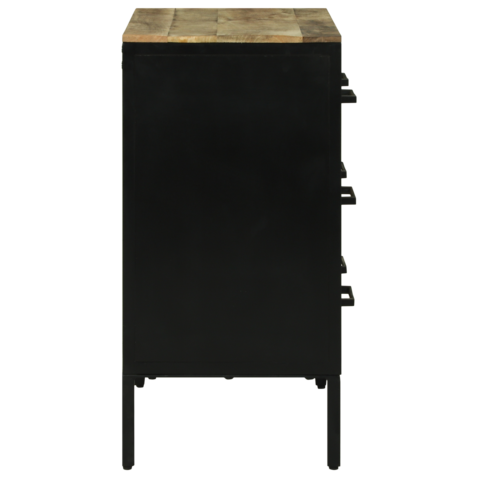 buffet 70x35x70 cm en bois massif de mangue