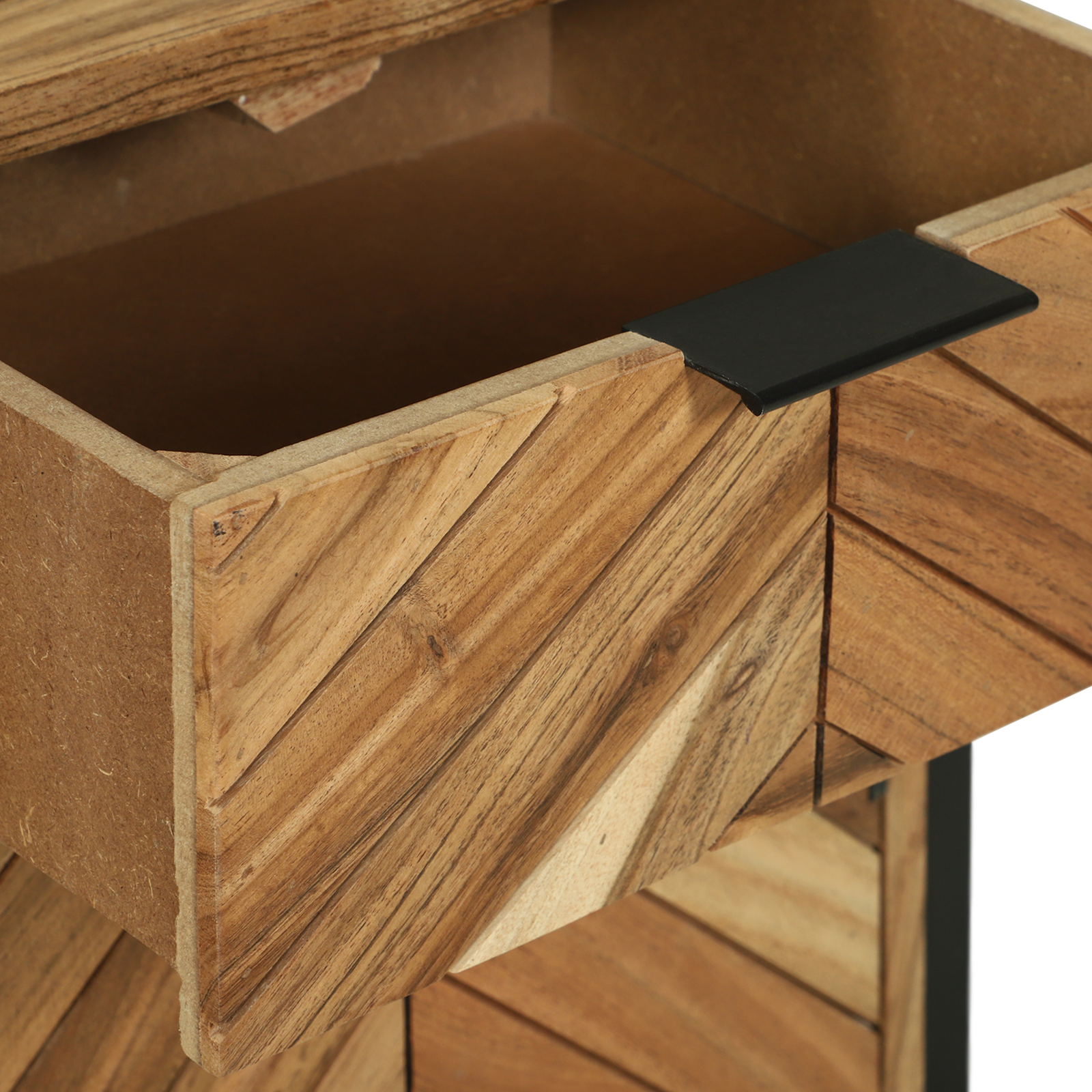 Buffet 100x30x75 cm Bois Massif d'Acacia