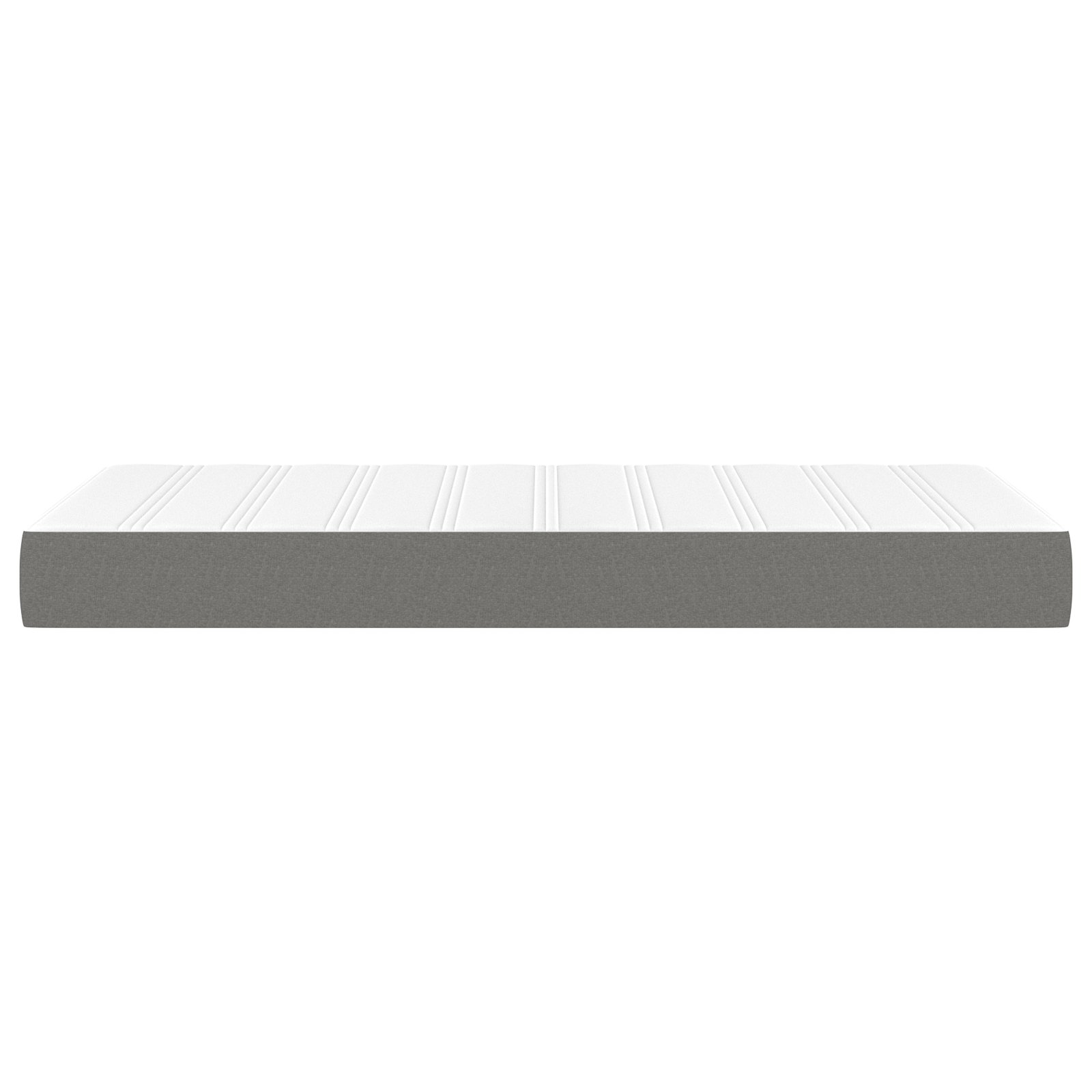 Matelas de lit à ressorts ensachés gris foncé 120x190x20 cm - XIOS