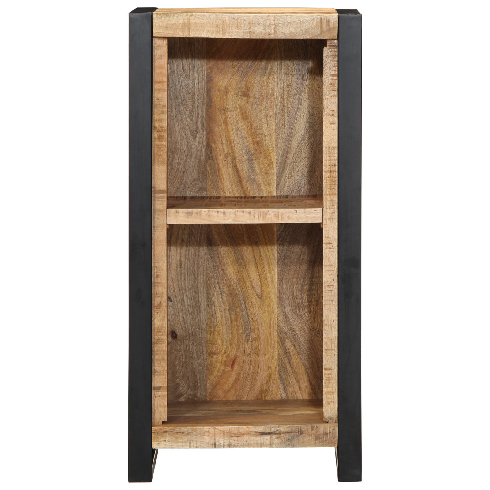 Commode de nuit 40x30x80 cm Bois massif de manguier brut