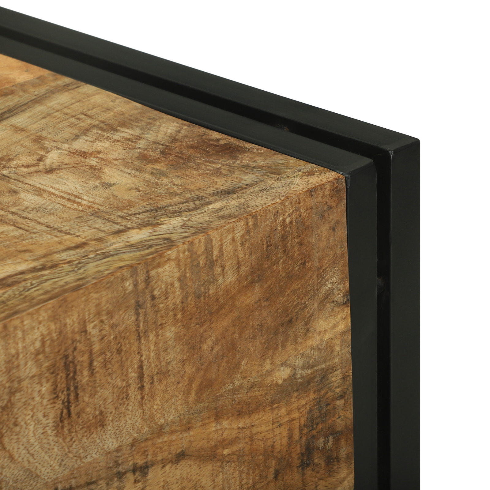 Table de toilette 90x50x75 cm en bois massif de manguier