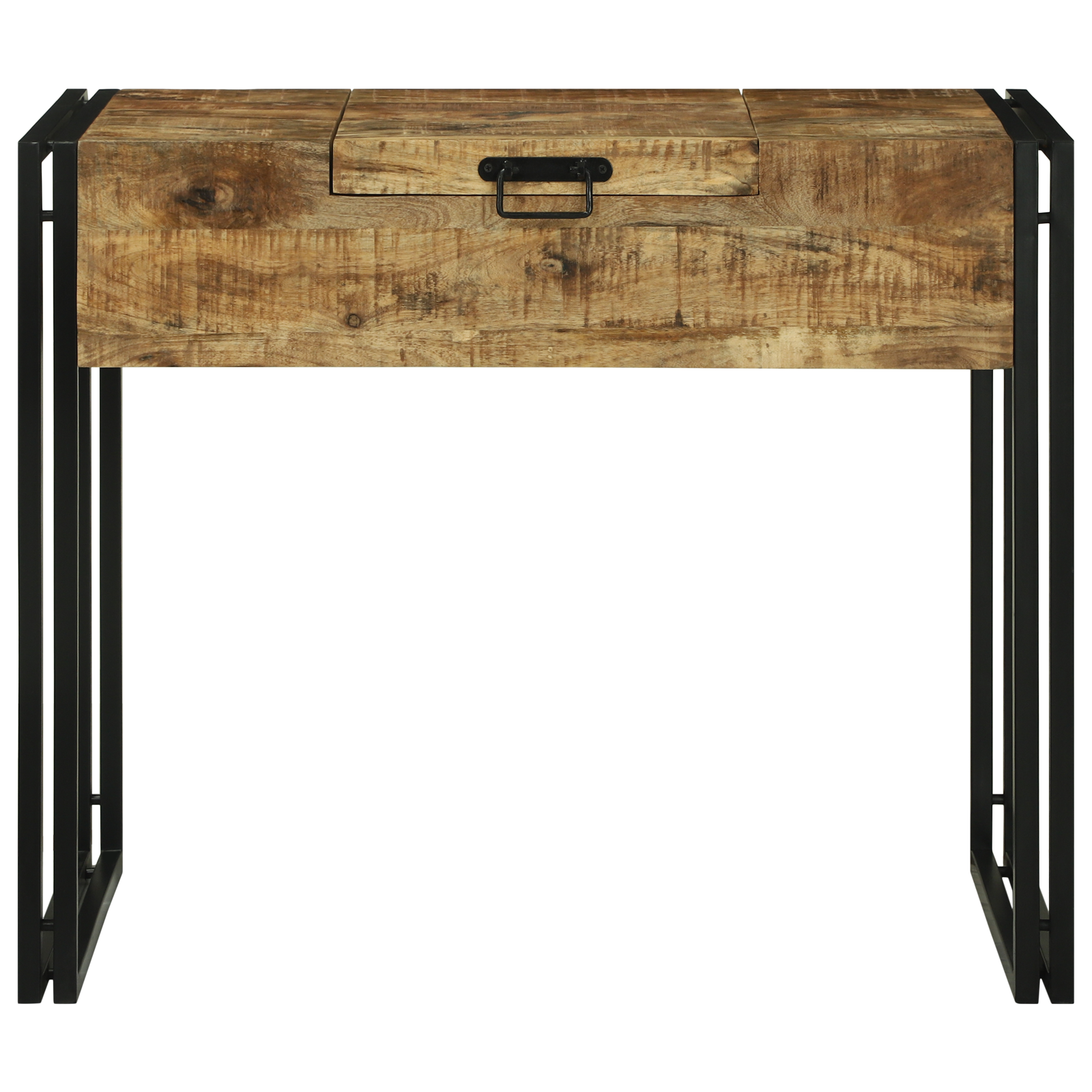Table de toilette 90x50x75 cm en bois massif de manguier