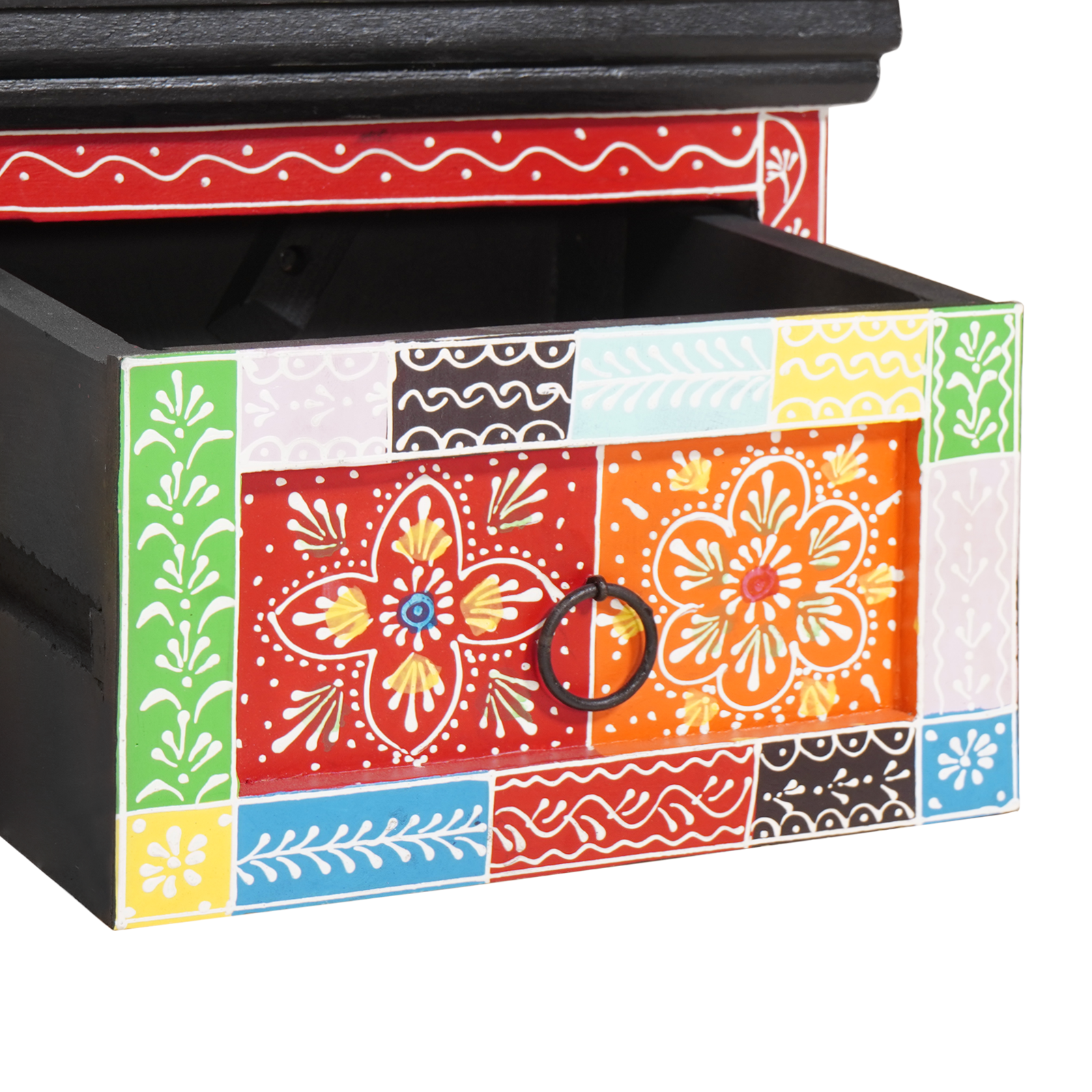 Meuble TV mural 60x30x24 cm Bois massif Mangue brut XIOS
