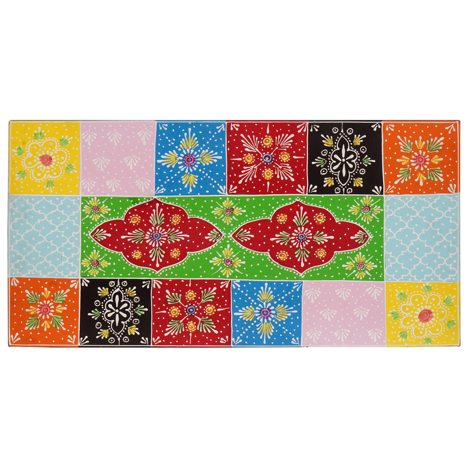 Meuble TV mural 60x30x24 cm Bois massif Mangue brut XIOS