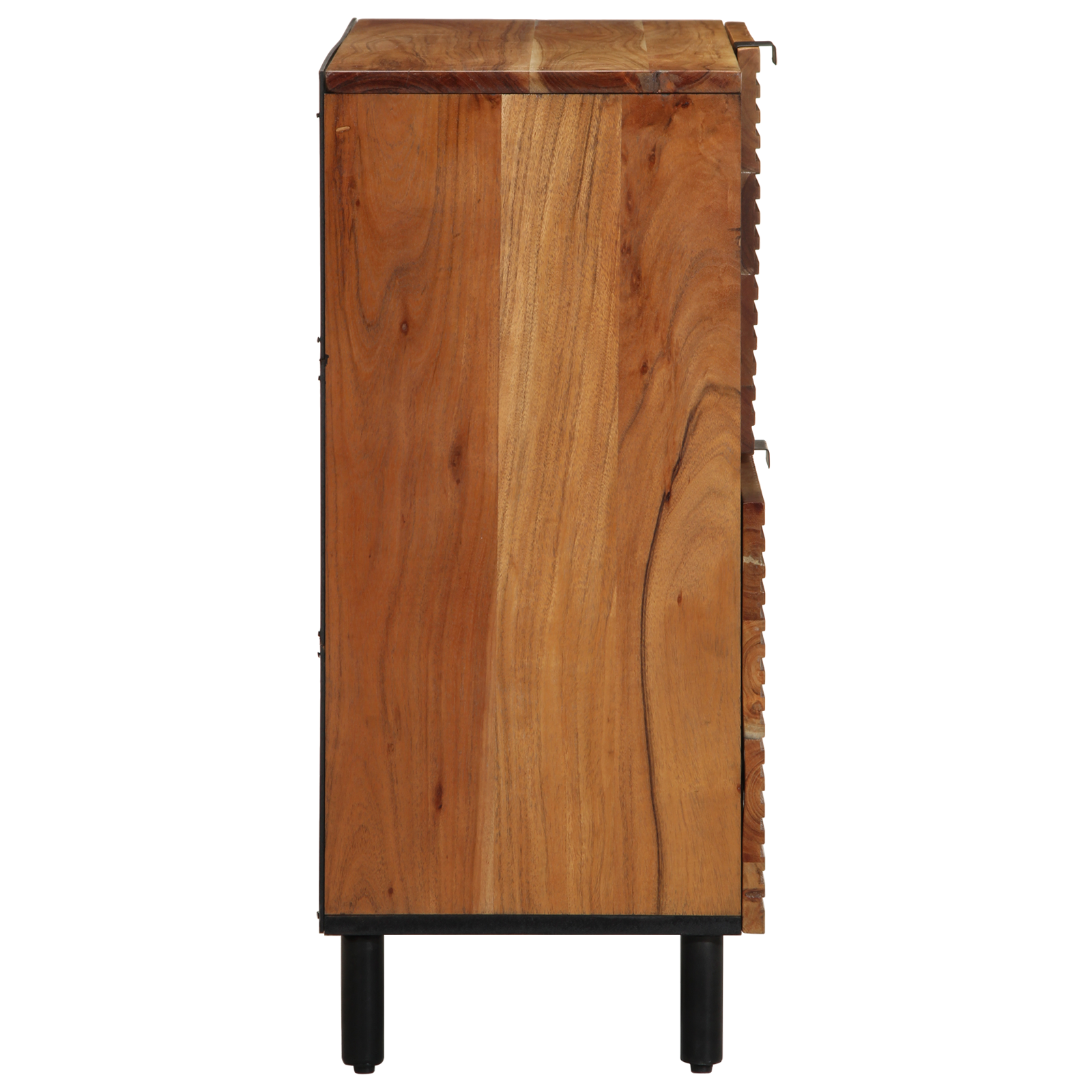 Buffet vidaXL 80x33x75 cm en bois massif d'acacia