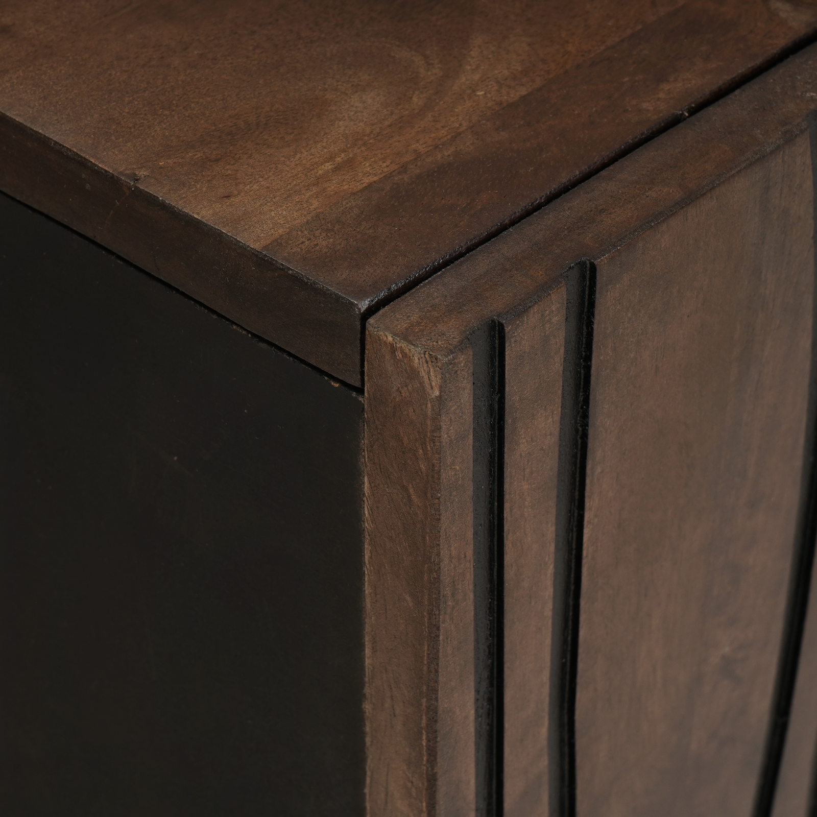 Buffet 60 x 33,5 x 75 cm en bois de mangue massif