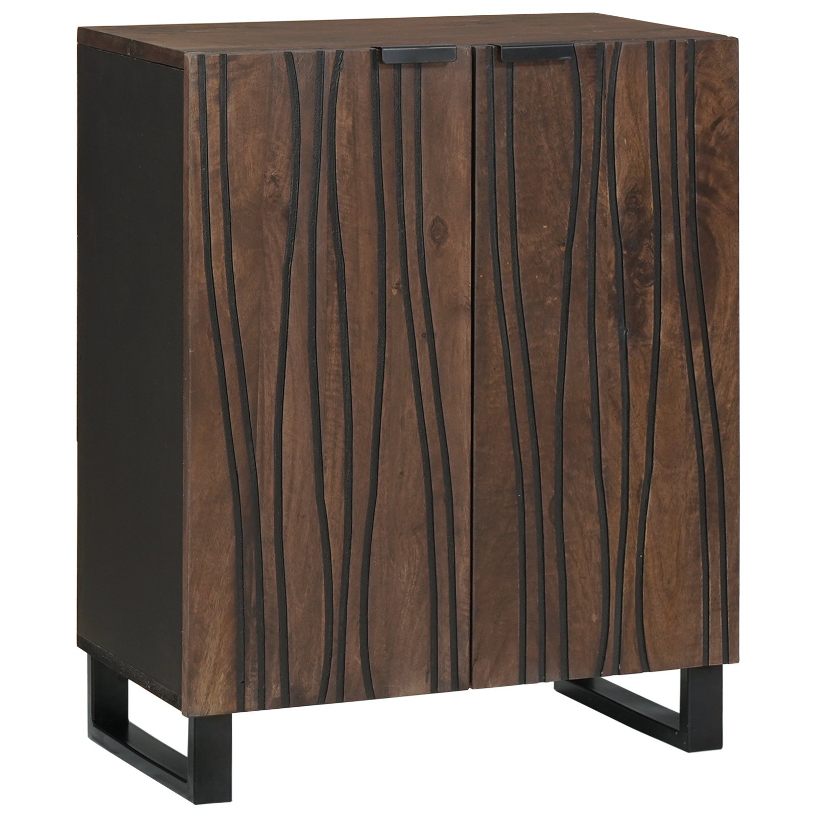 Buffet 60 x 33,5 x 75 cm en bois de mangue massif