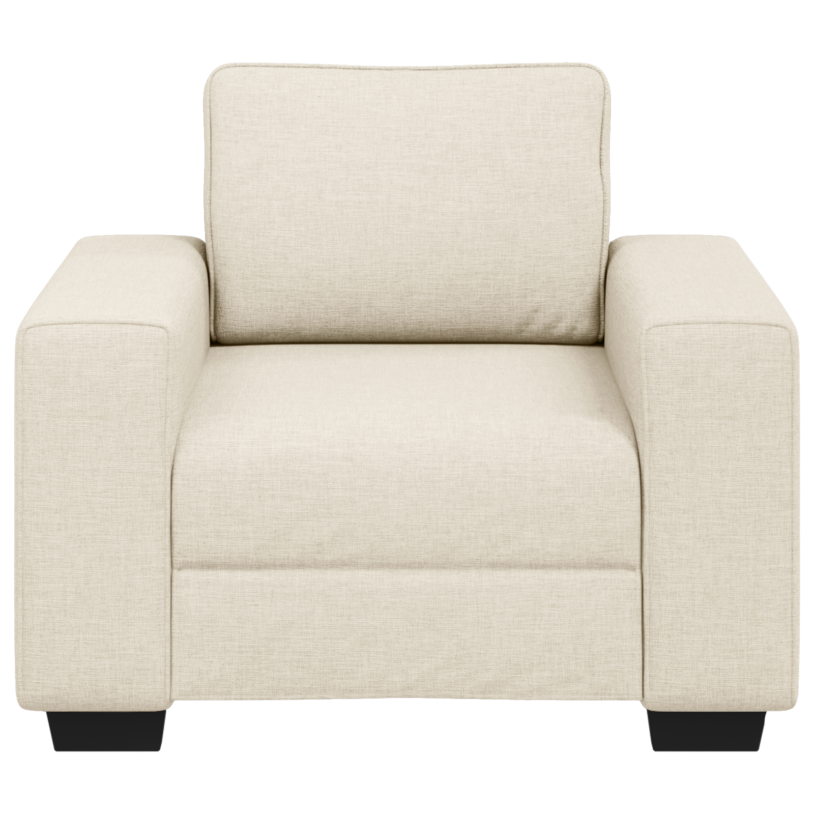 Canapé avec coussin avec oreiller Beige 100 x 77 x 82 cm Lin - XIOS
