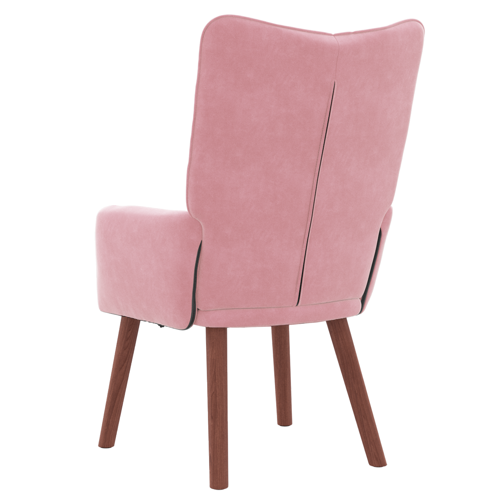 Fauteuil Relaxant en Velours Rose