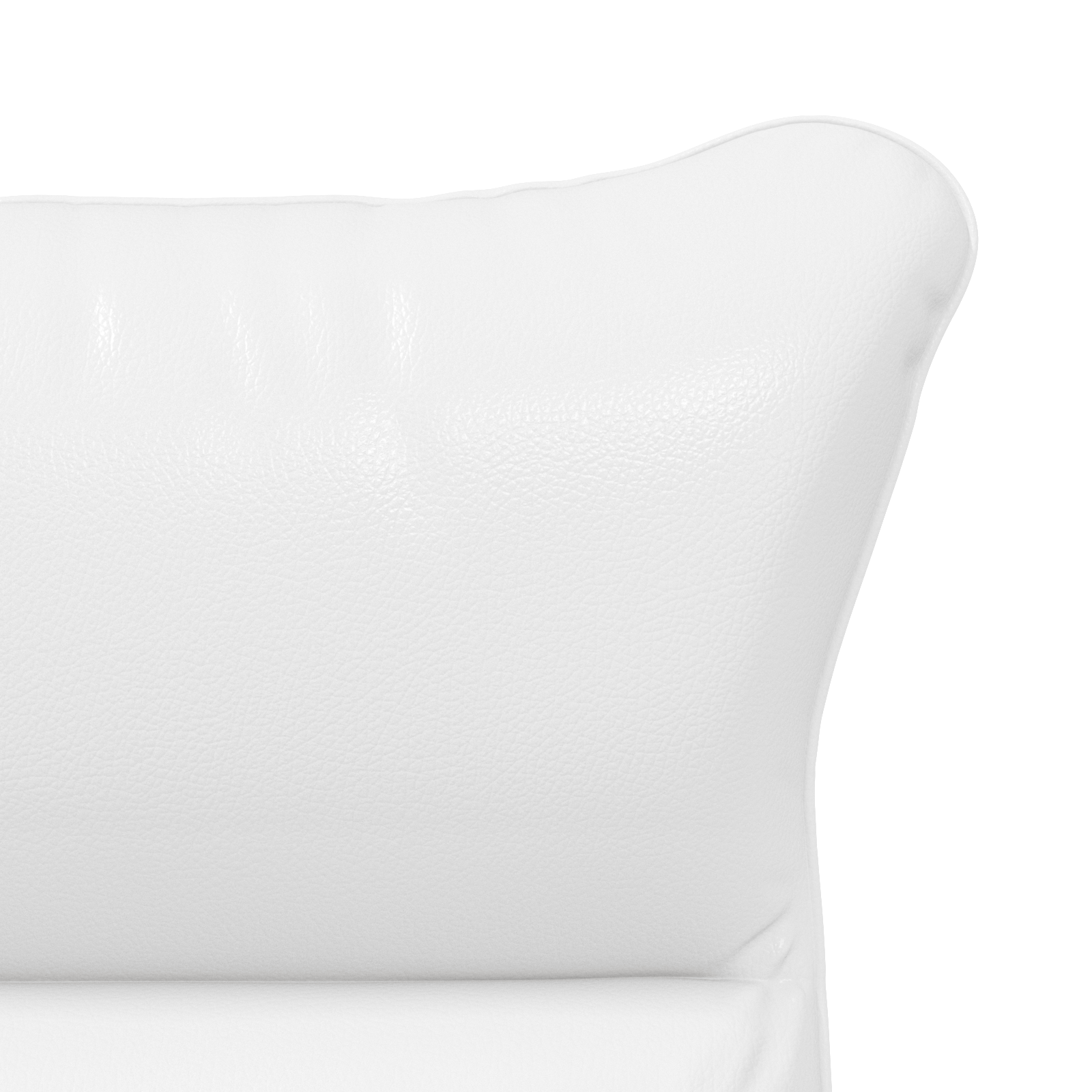 Fauteuil relaxant vidaXL en faux cuir blanc