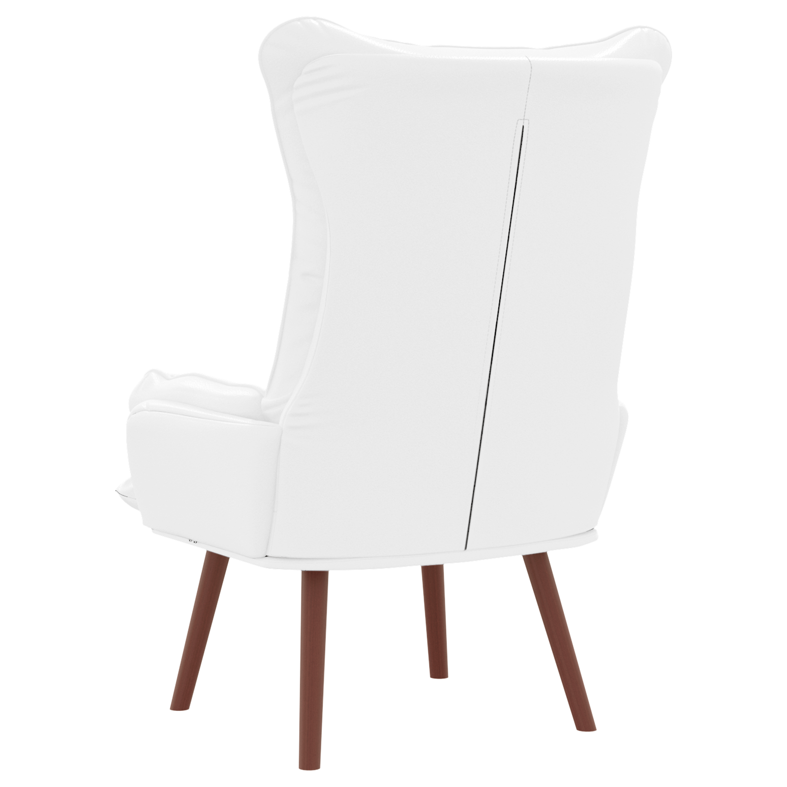 Fauteuil relaxant vidaXL en faux cuir blanc