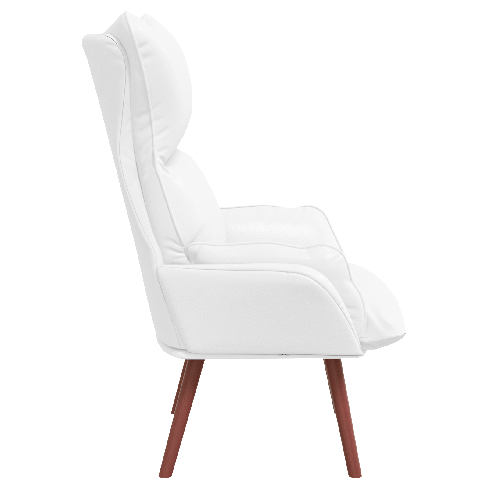 Fauteuil relaxant vidaXL en faux cuir blanc