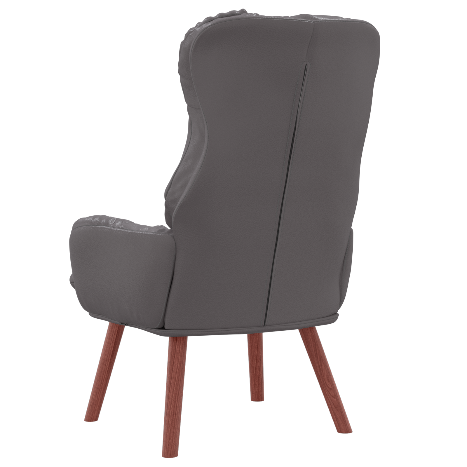 Fauteuil Relaxant vidaXL en Similicuir Gris
