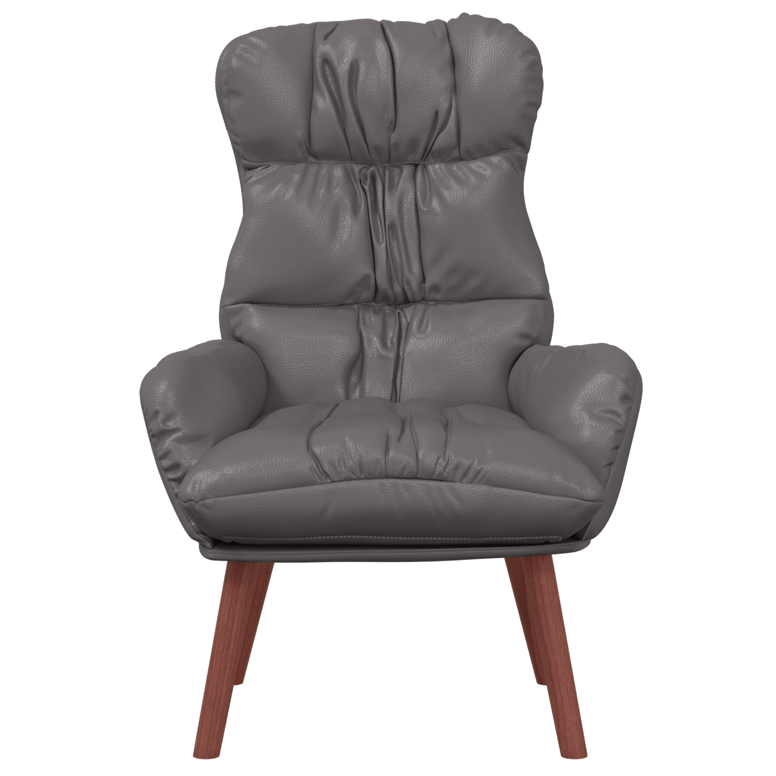 Fauteuil Relaxant vidaXL en Similicuir Gris