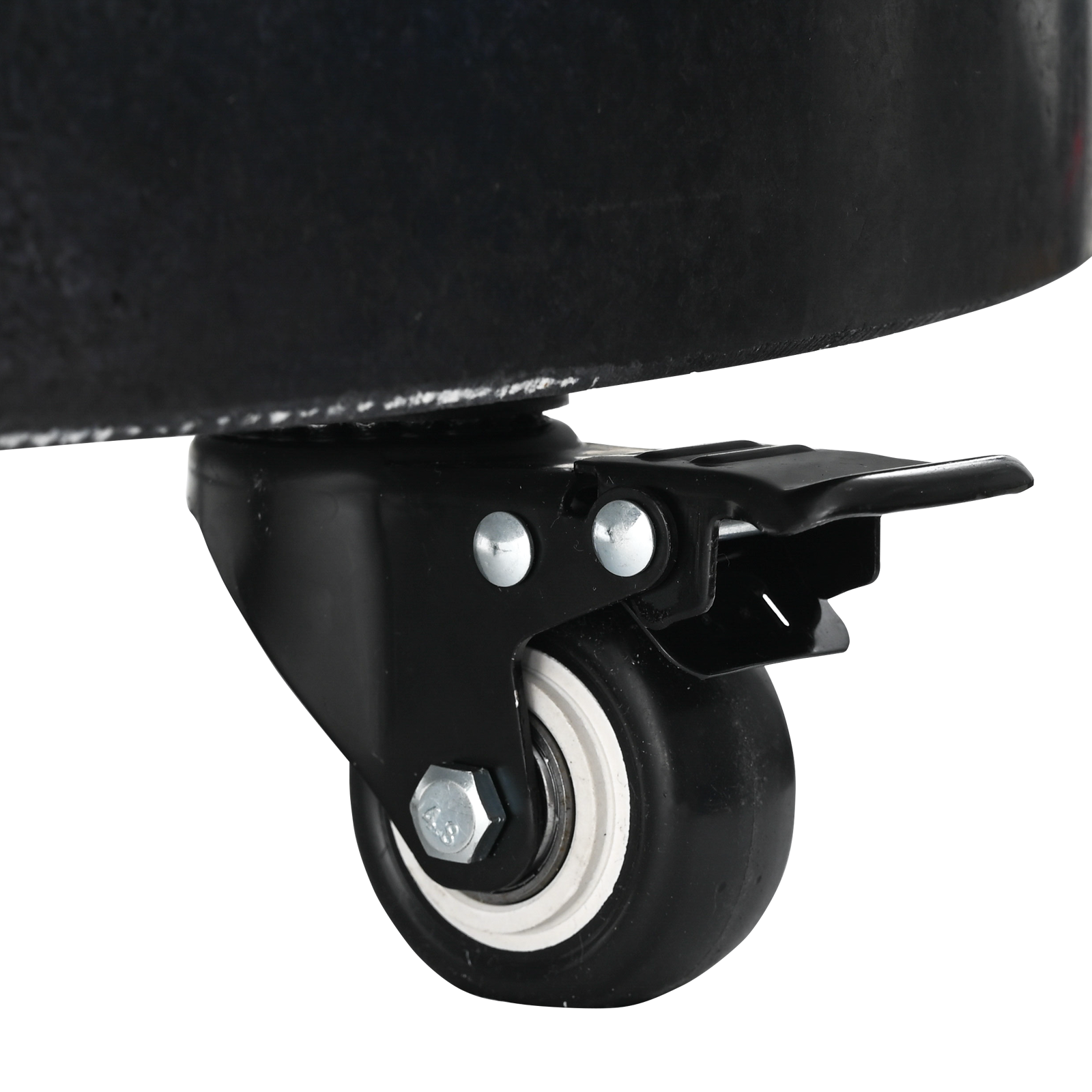 Base de parasol roulable pour poteaux Ø38/48mm - Granit noir, rond de 30kg Supports pour parasols vidaXL